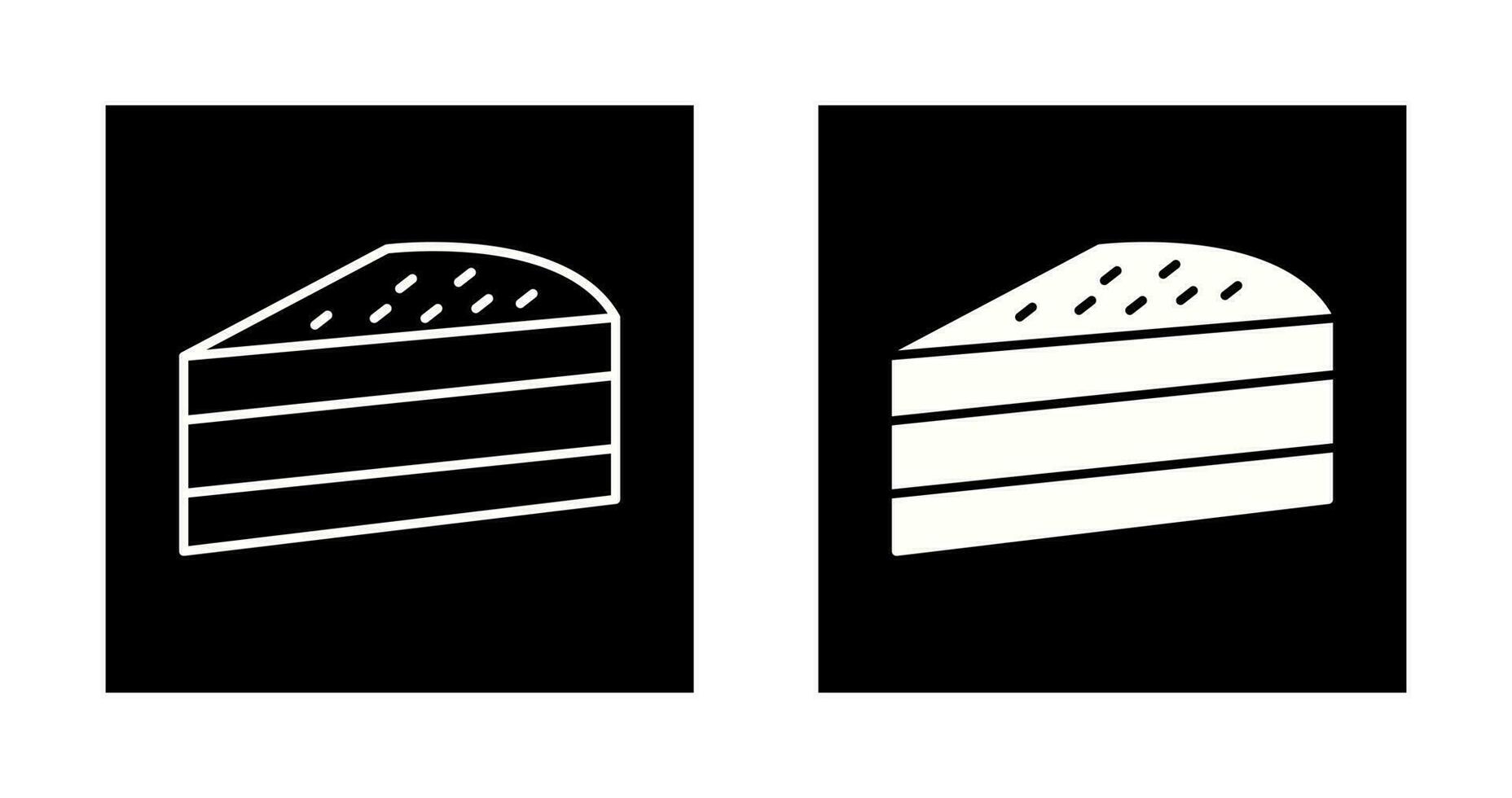 Cake Slice Vector Icon