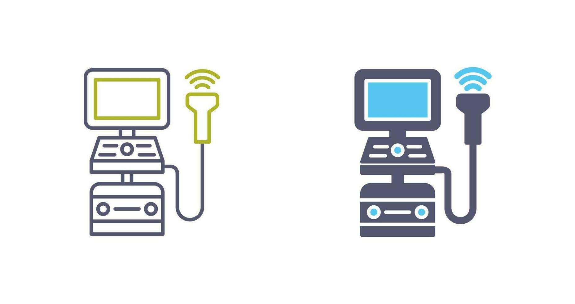 Ultrasound Machine Vector Icon