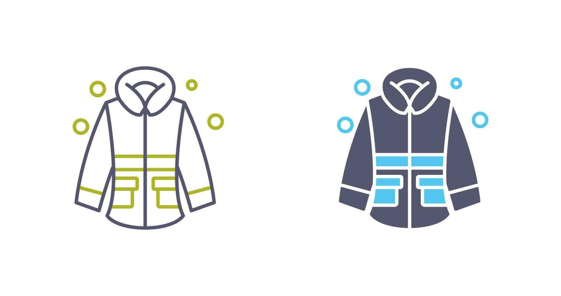 Winter Jacket Vector Icon