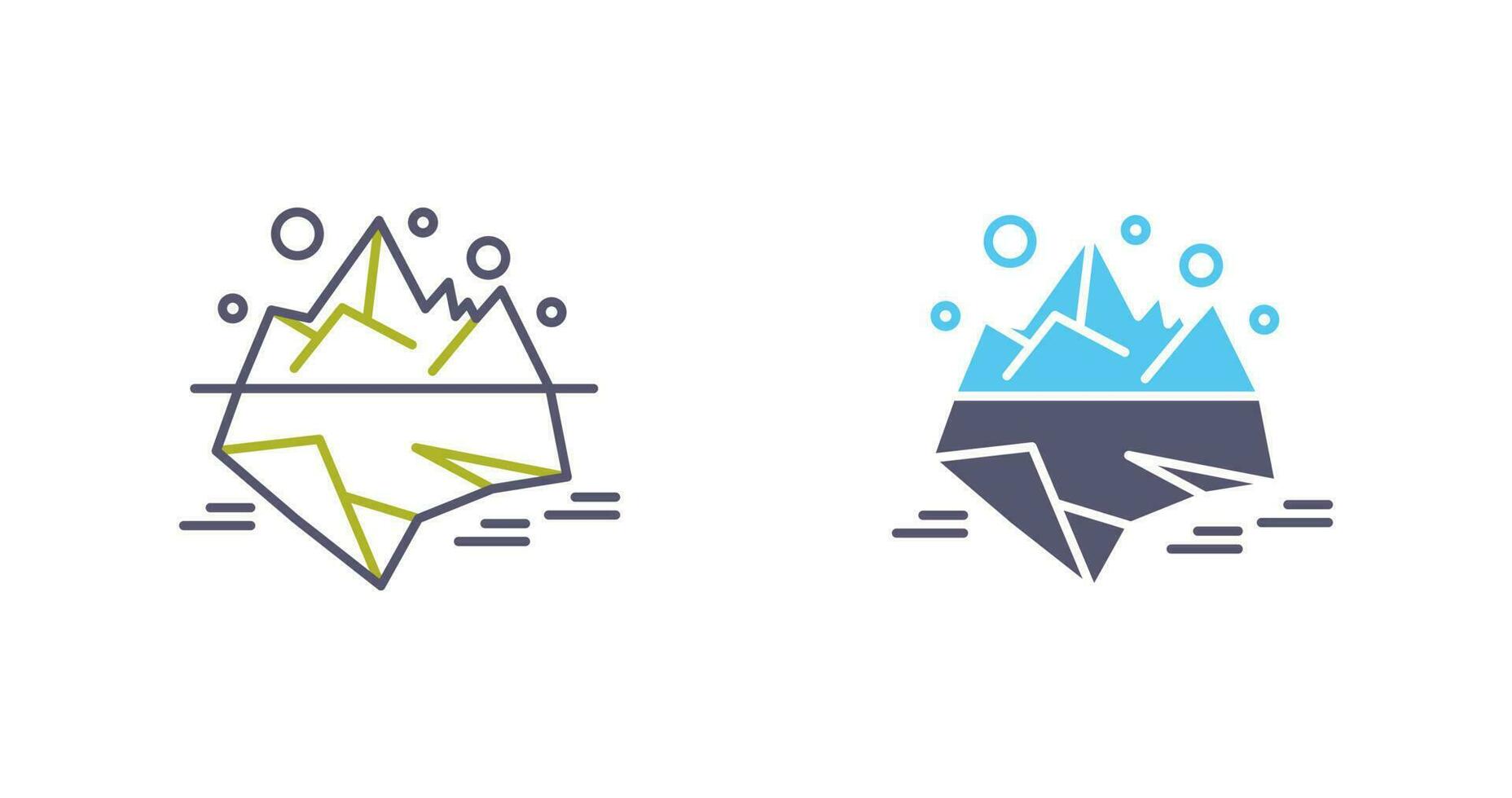 Iceberg Vector Icon
