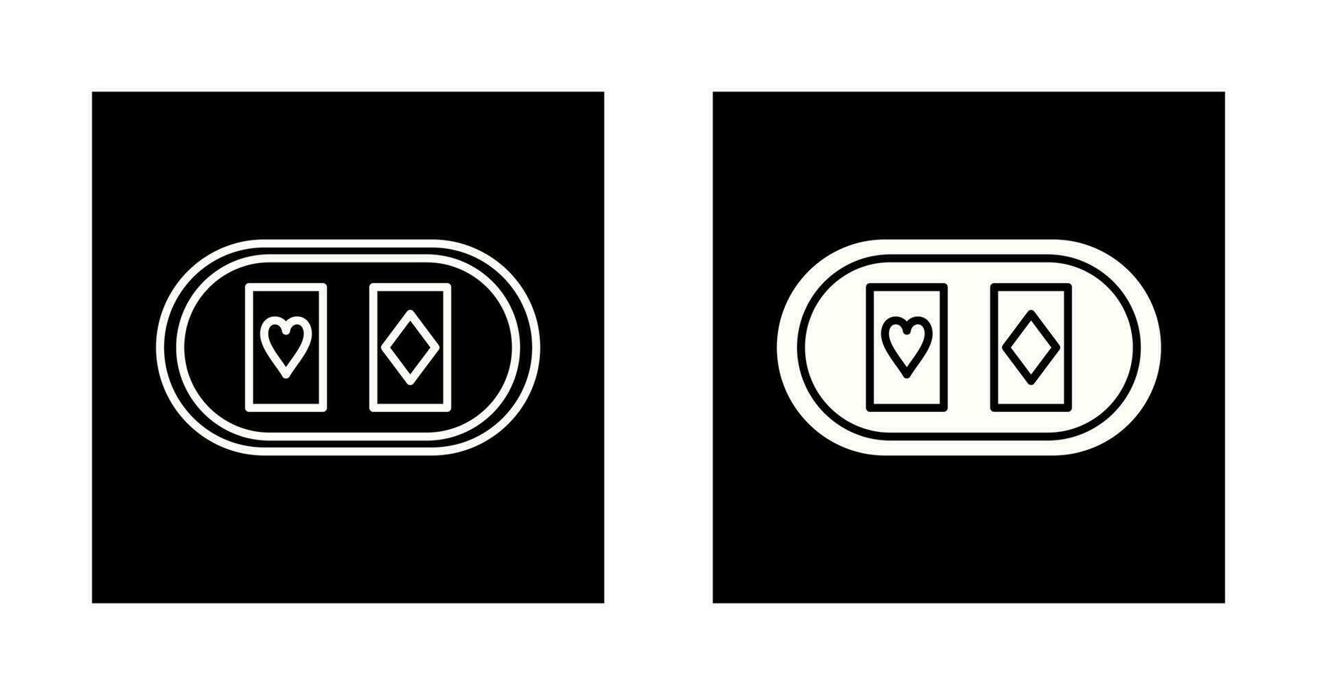 Cards Table Vector Icon