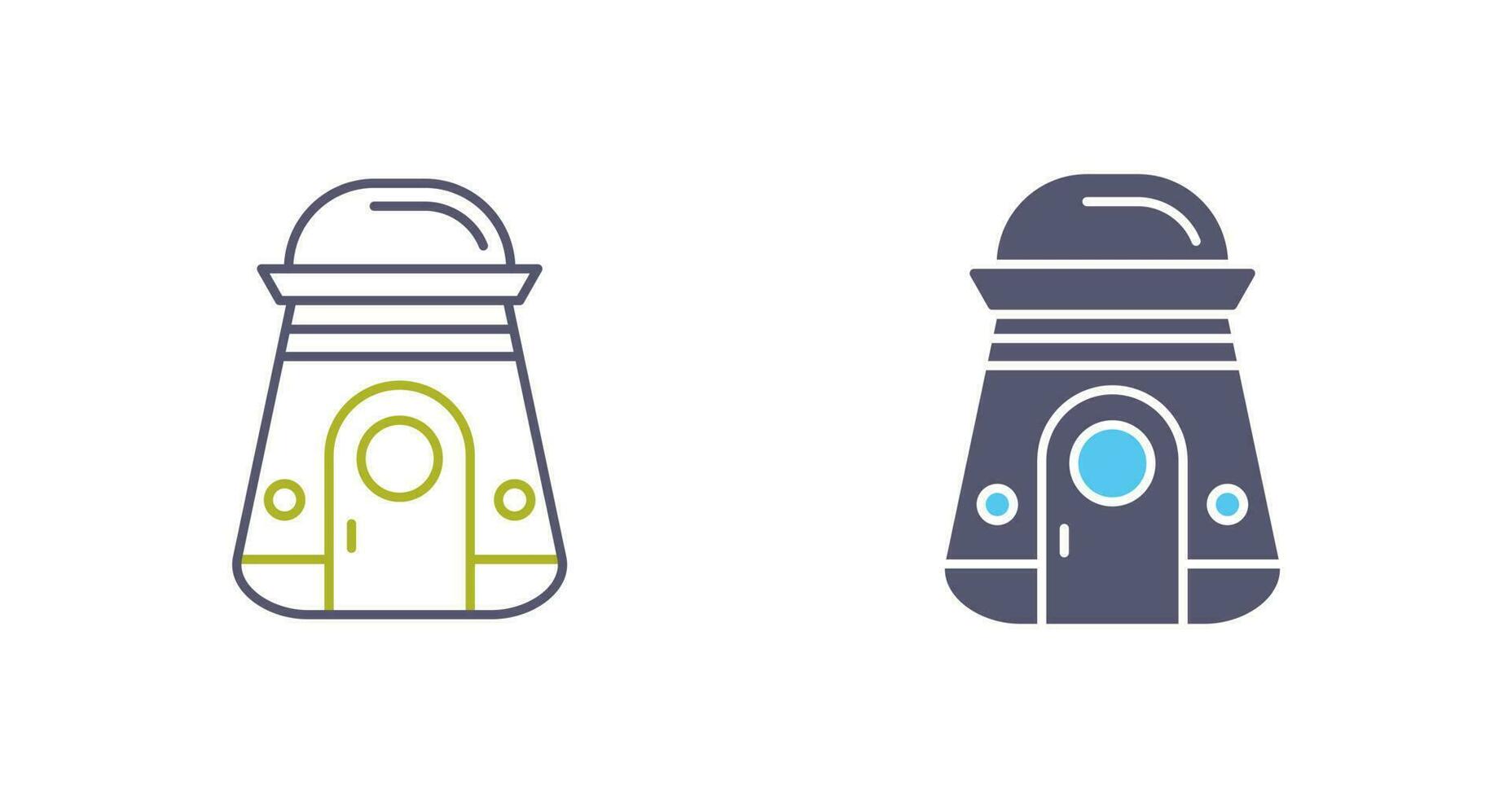 Space Capsule Vector Icon