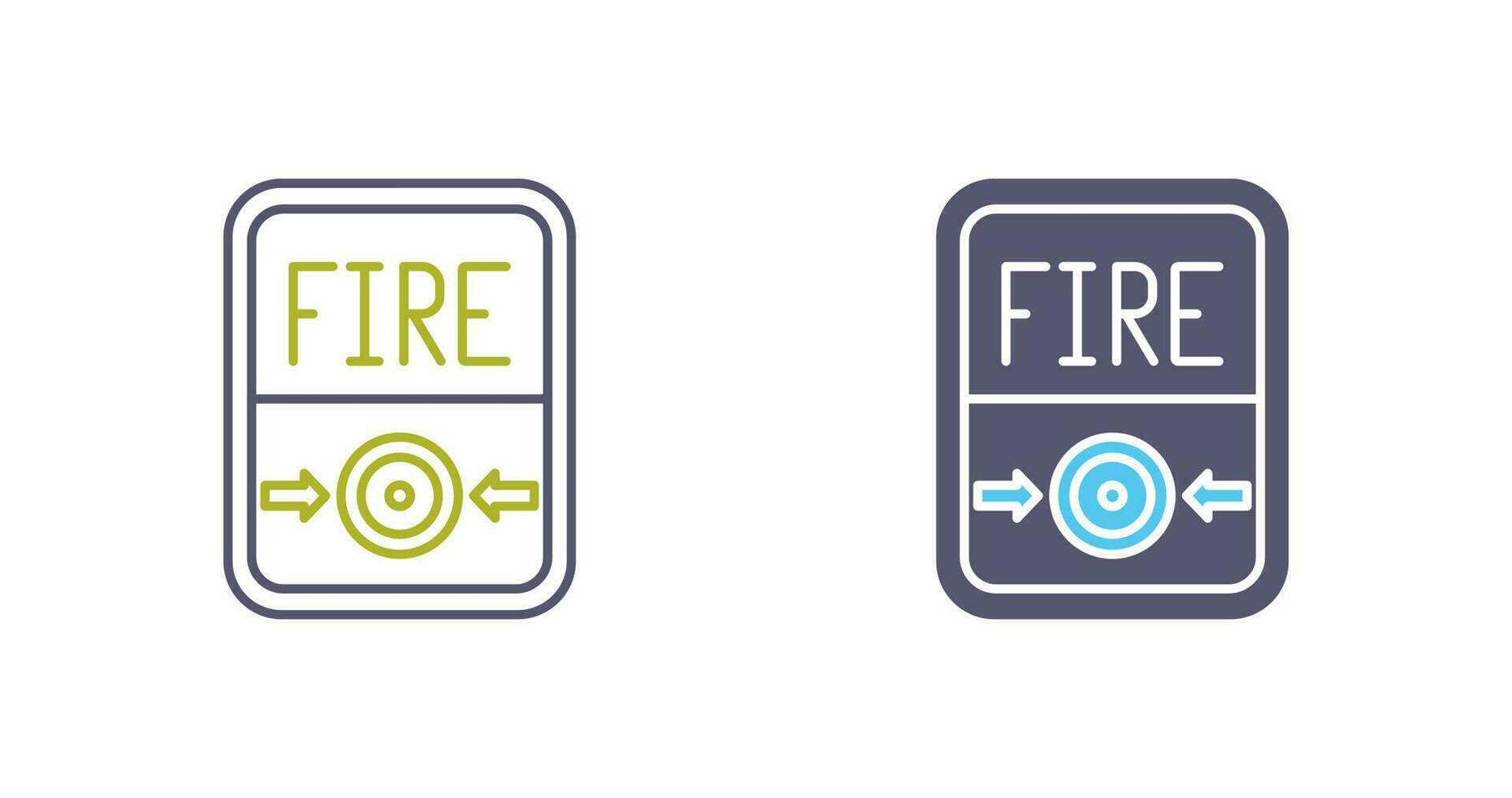 Fire Button Vector Icon