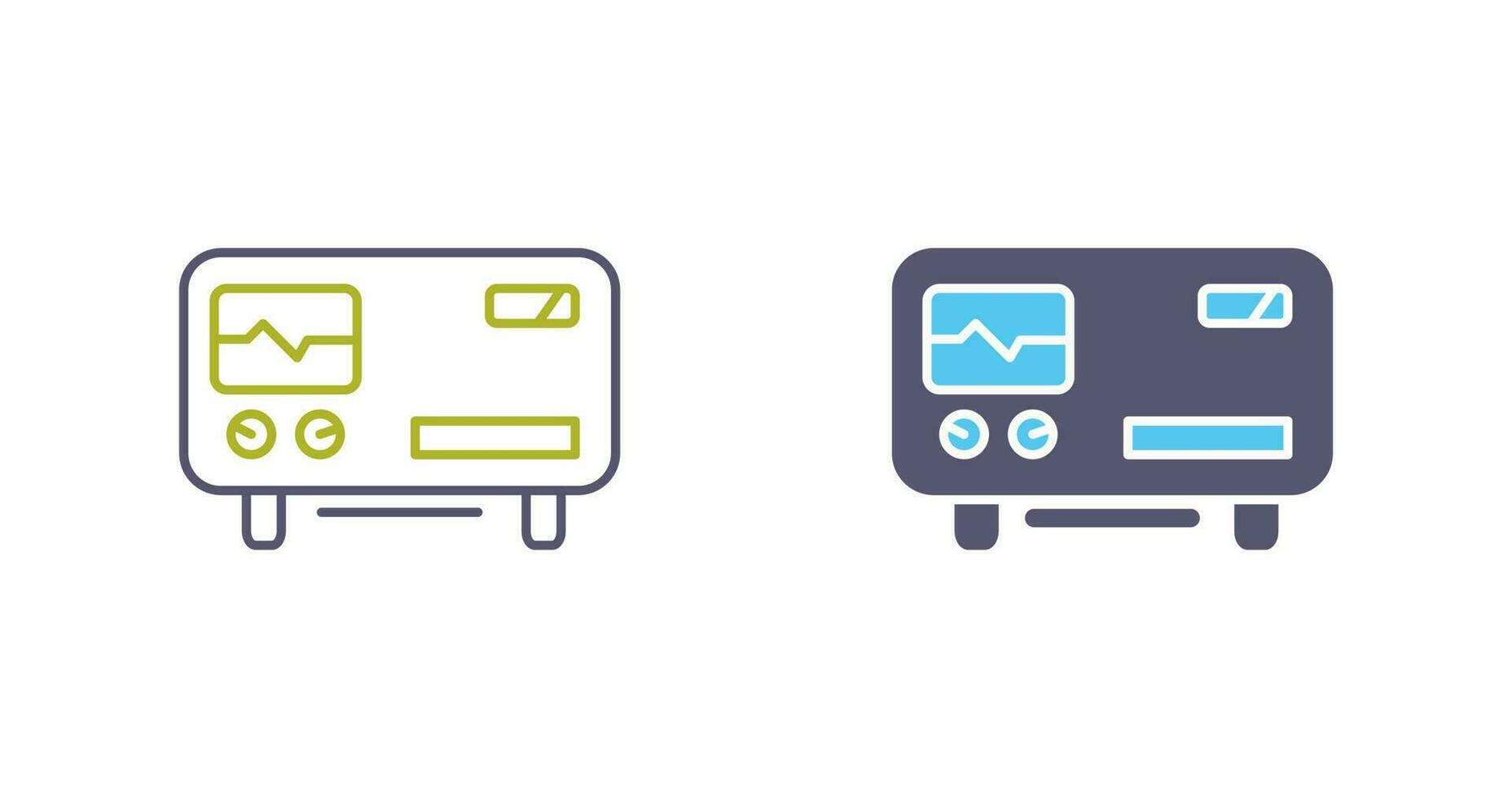 Oscillscope Vector Icon