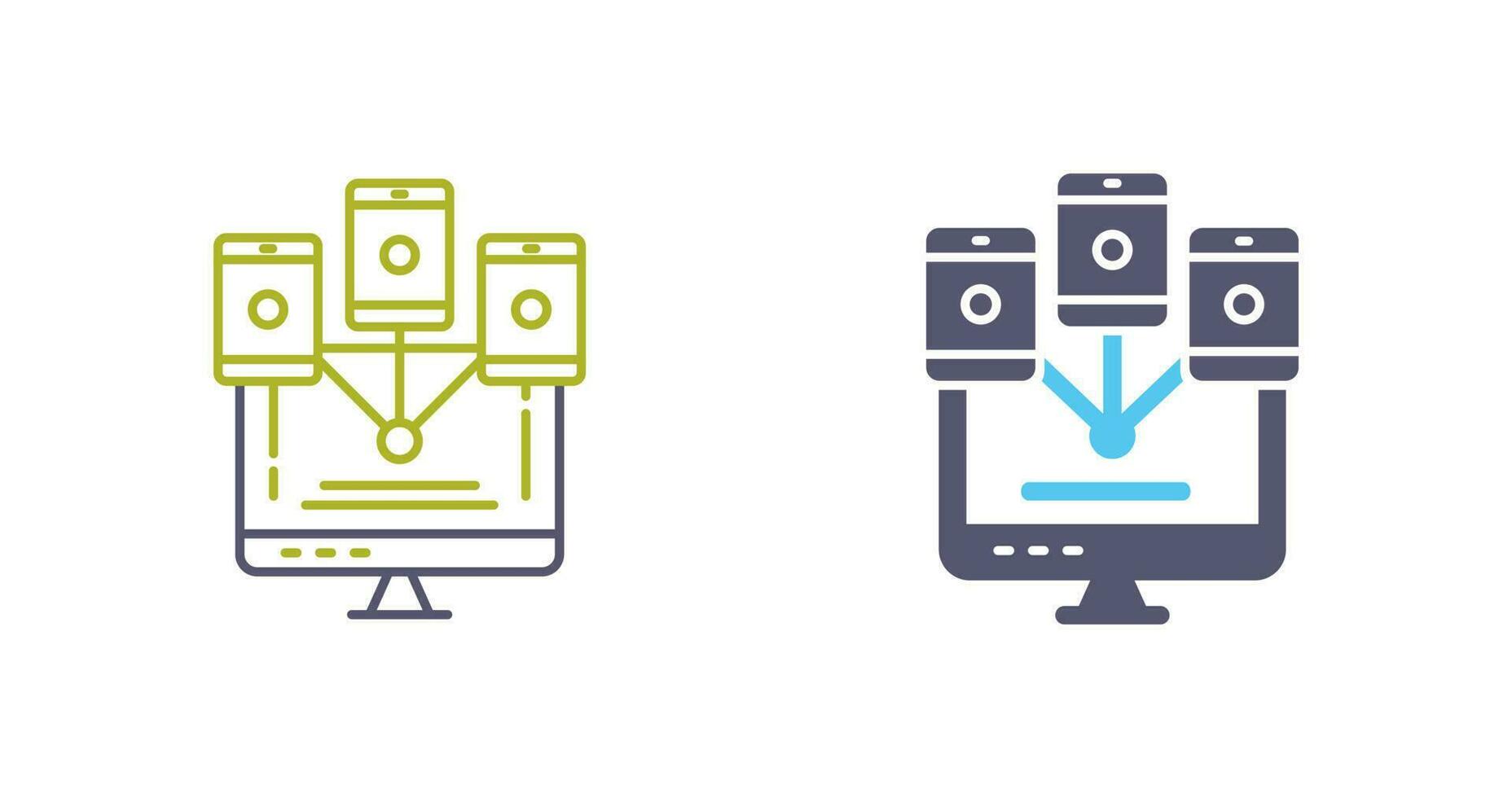 Computer Networks Vector Icon