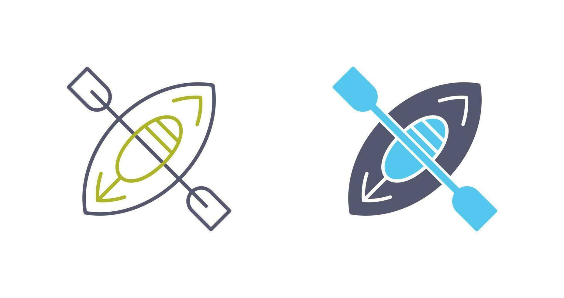 Kayak Vector Icon
