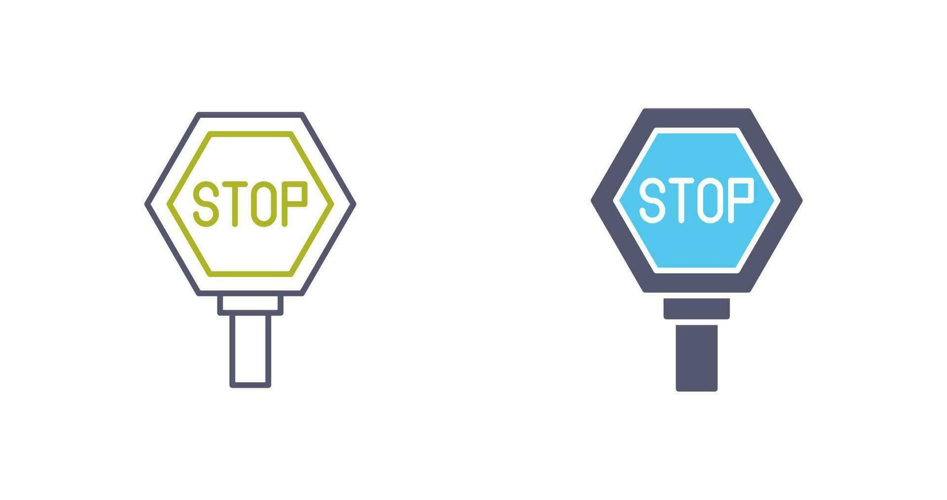 Stop Sign Vector Icon