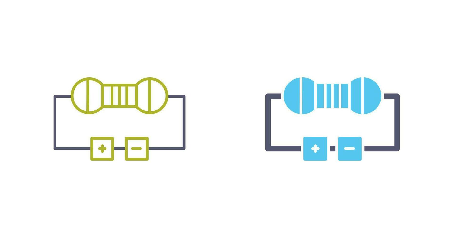 Resistor Vector Icon