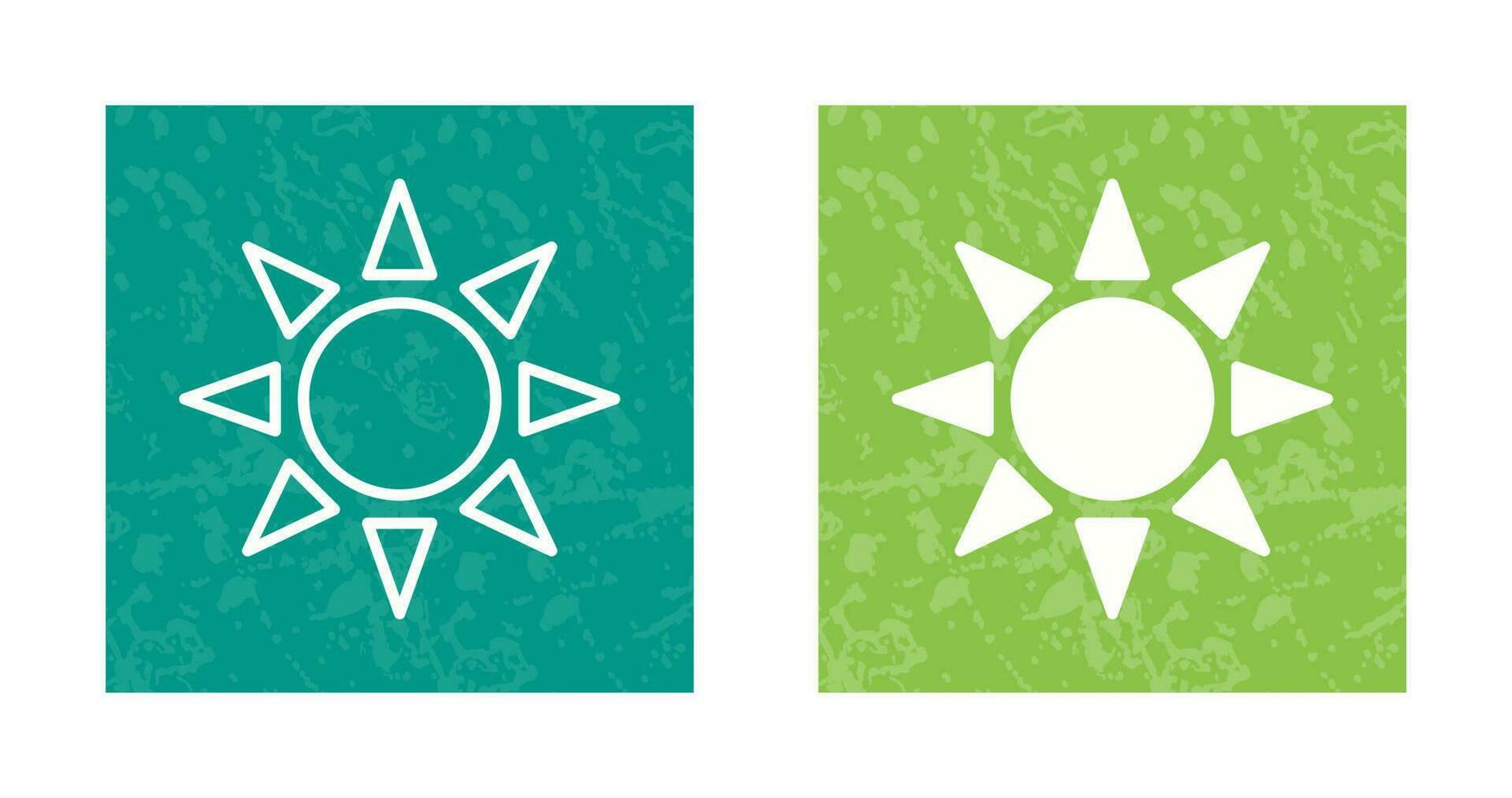 UV Radiation Vector Icon