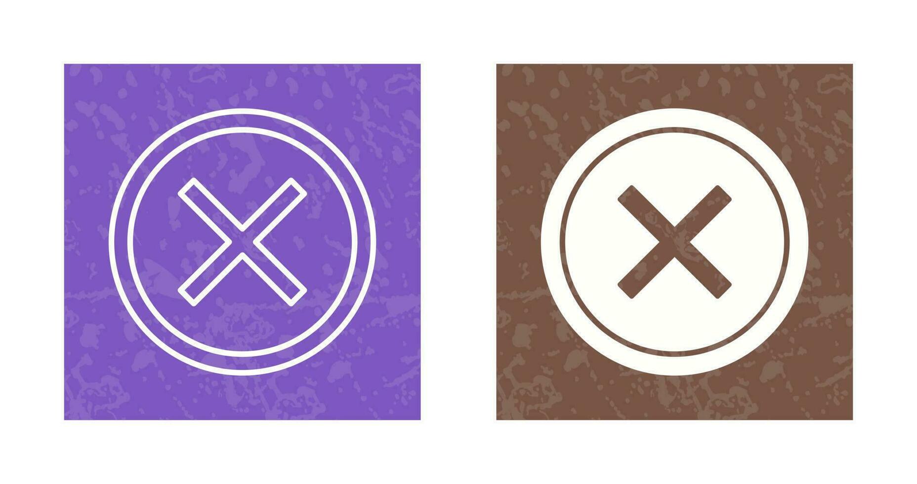 Do Not Cross Vector Icon