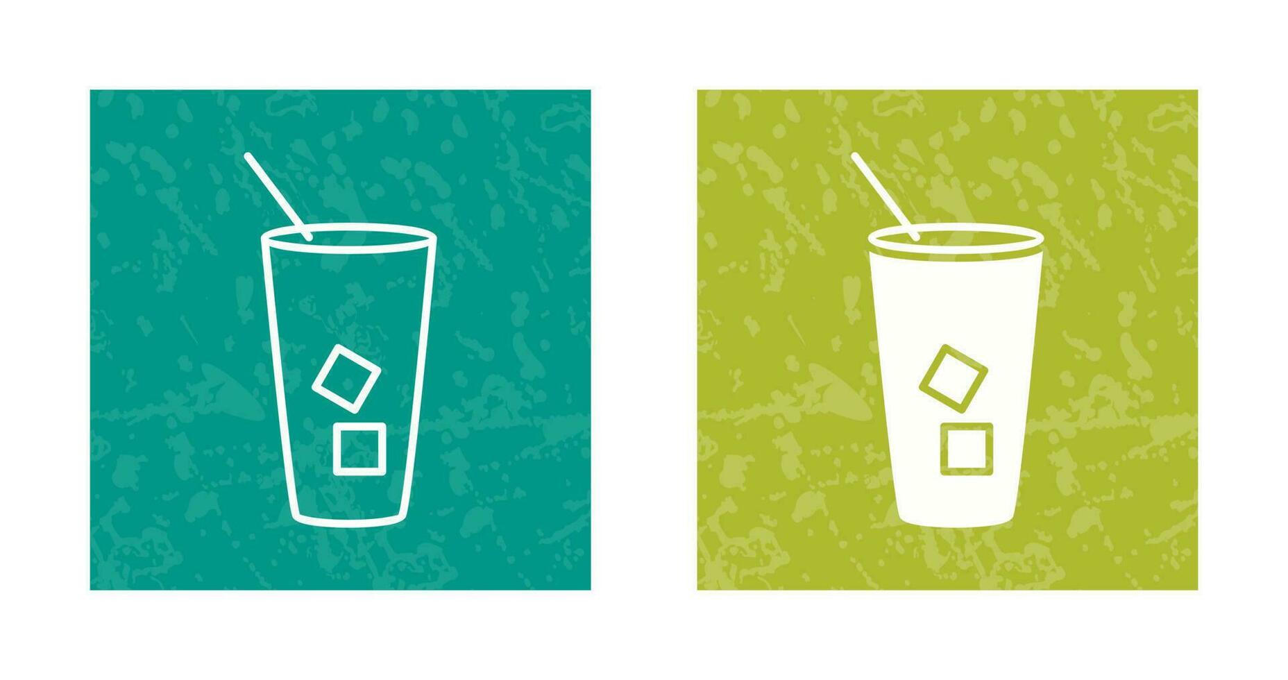 Iced Coffee Vector Icon