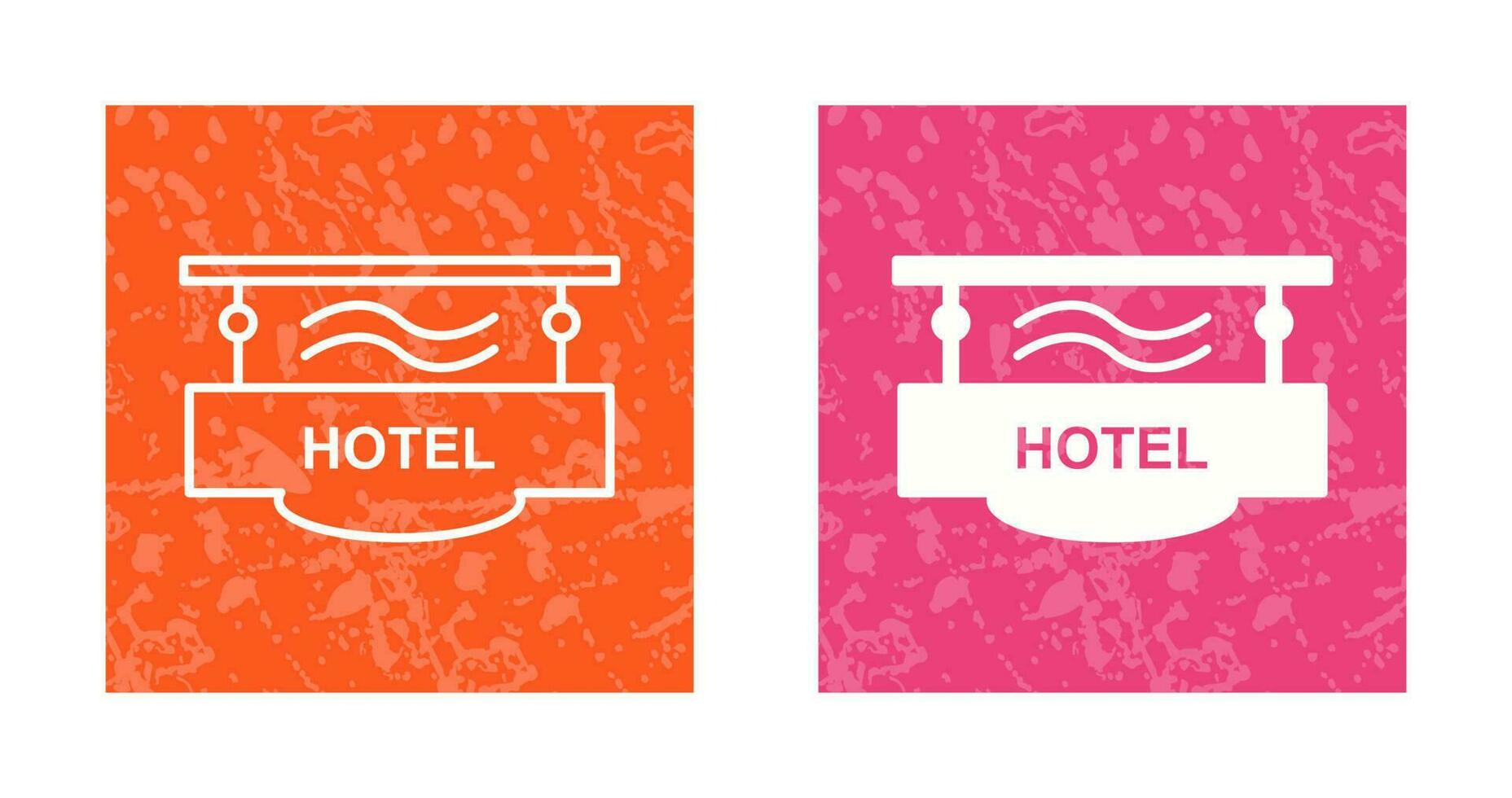 Hotel Sign Vector Icon