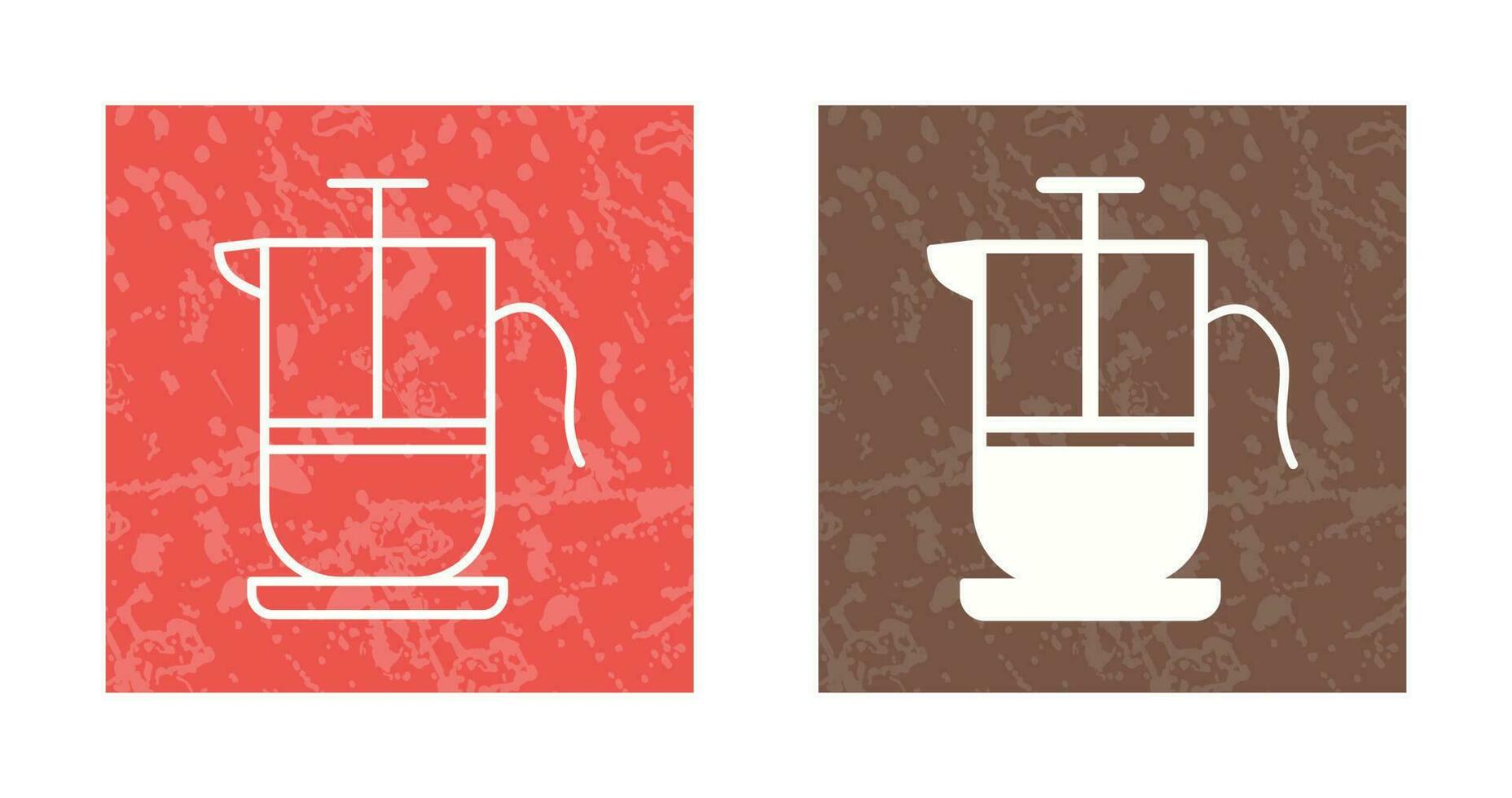 French Press Vector Icon