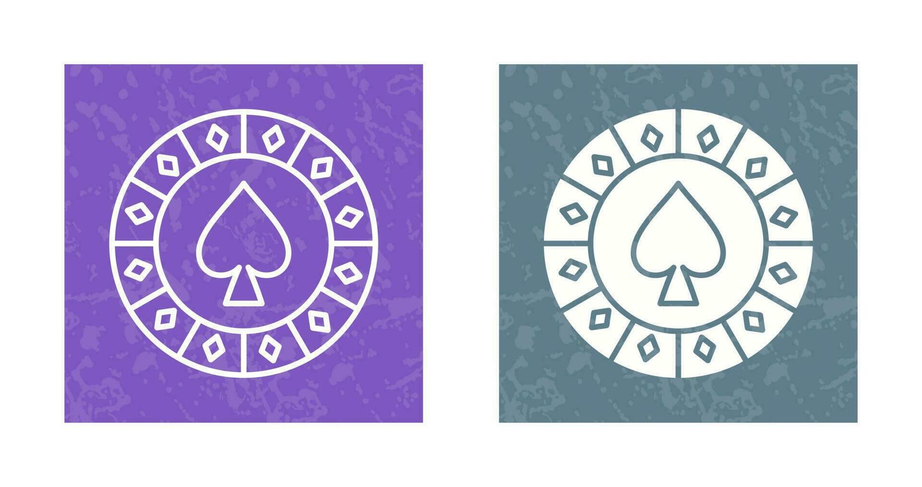 Spade Chip Vector Icon