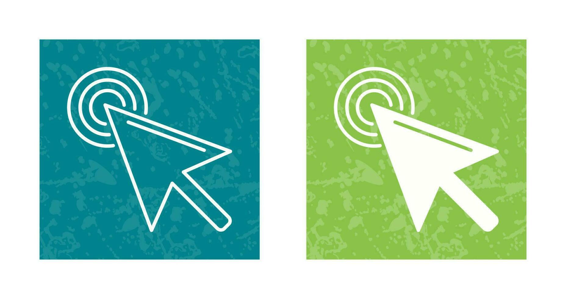 Unique Click Vector Icon