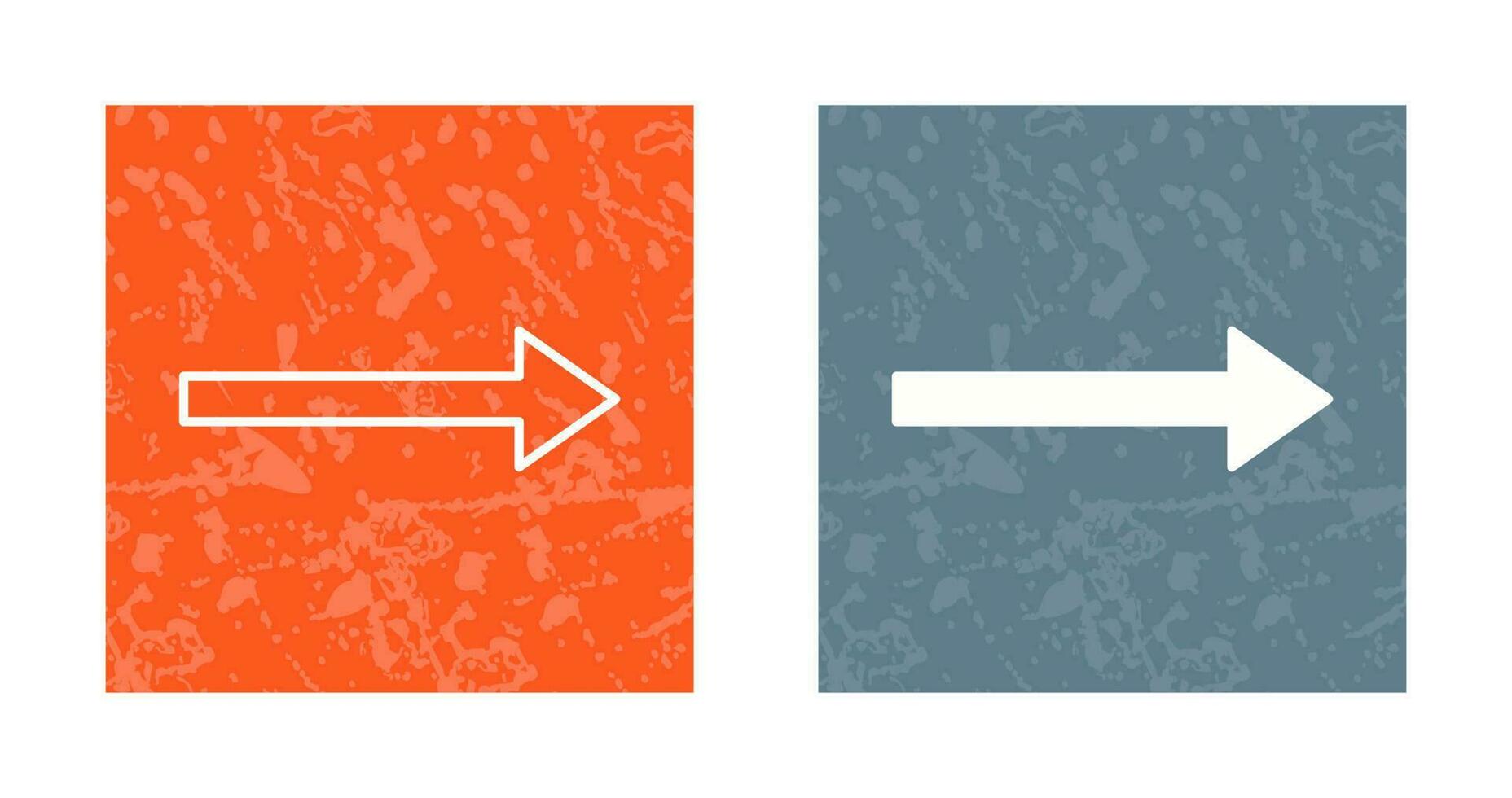 Unique Right Arrow Vector Icon