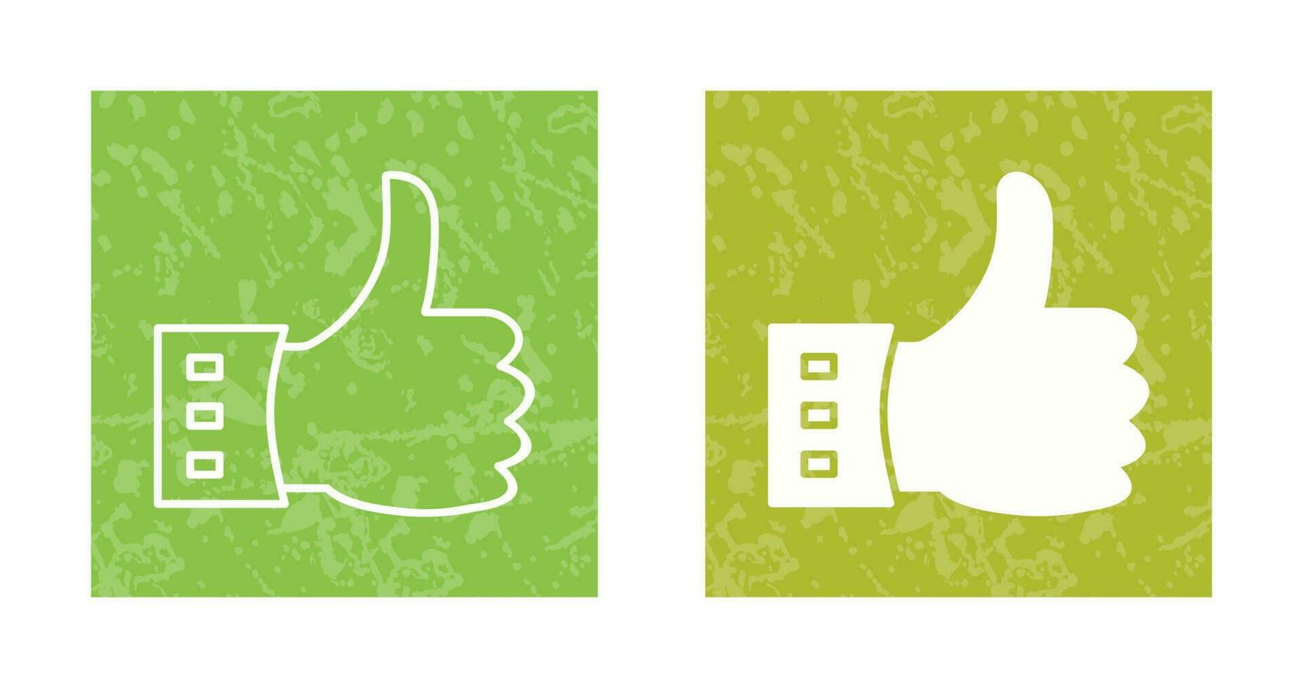 Unique Like Vector Icon
