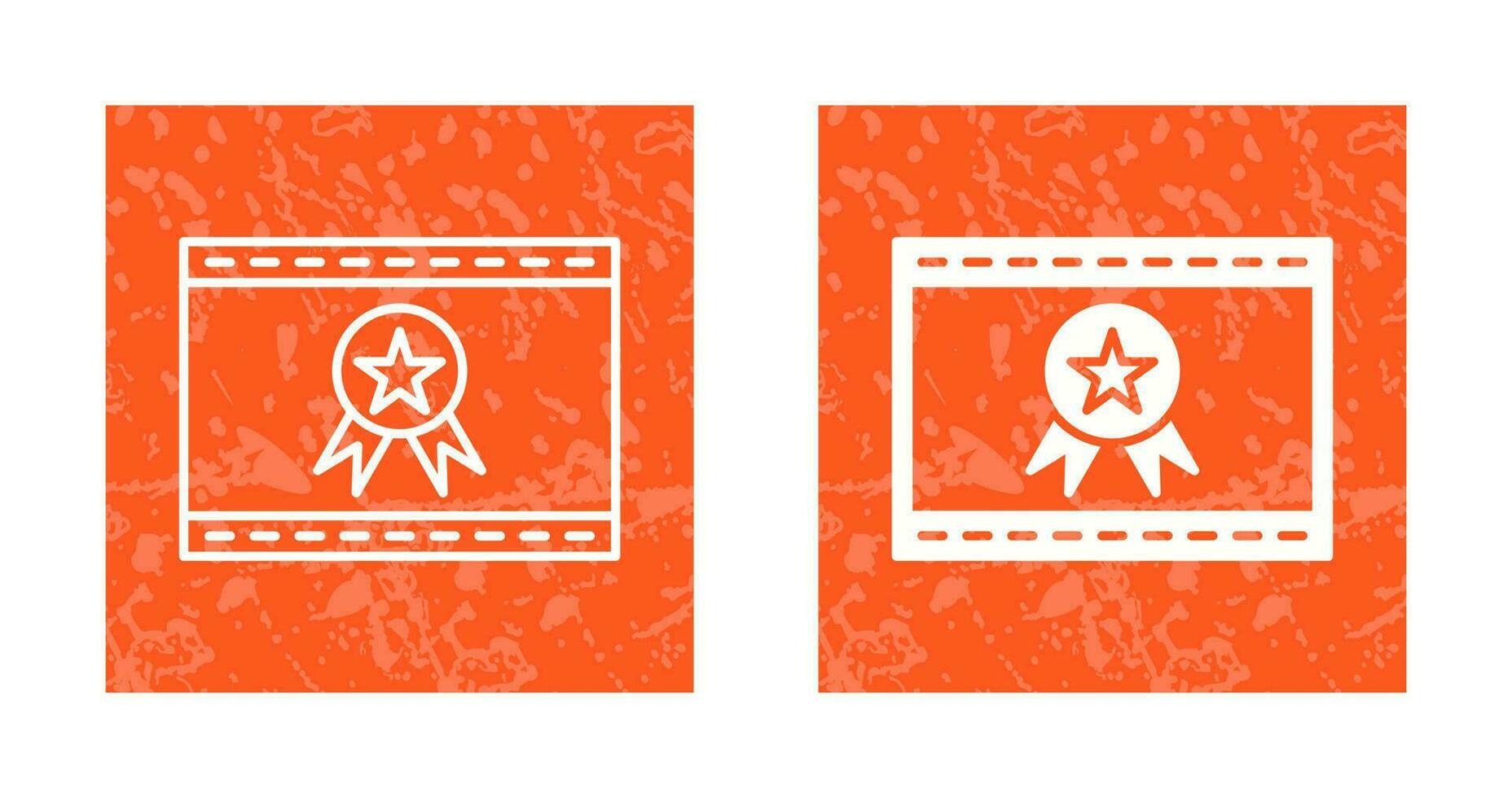 Unique Web Award Vector Icon