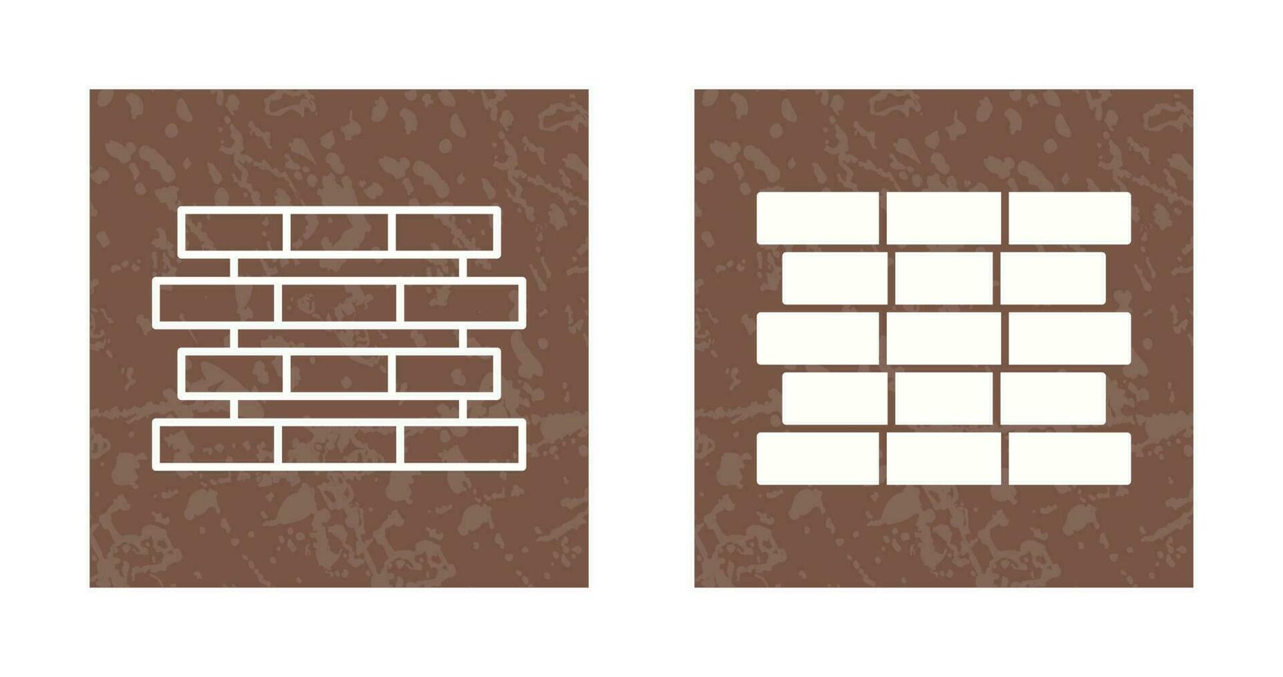 Unique Bricks Vector Icon