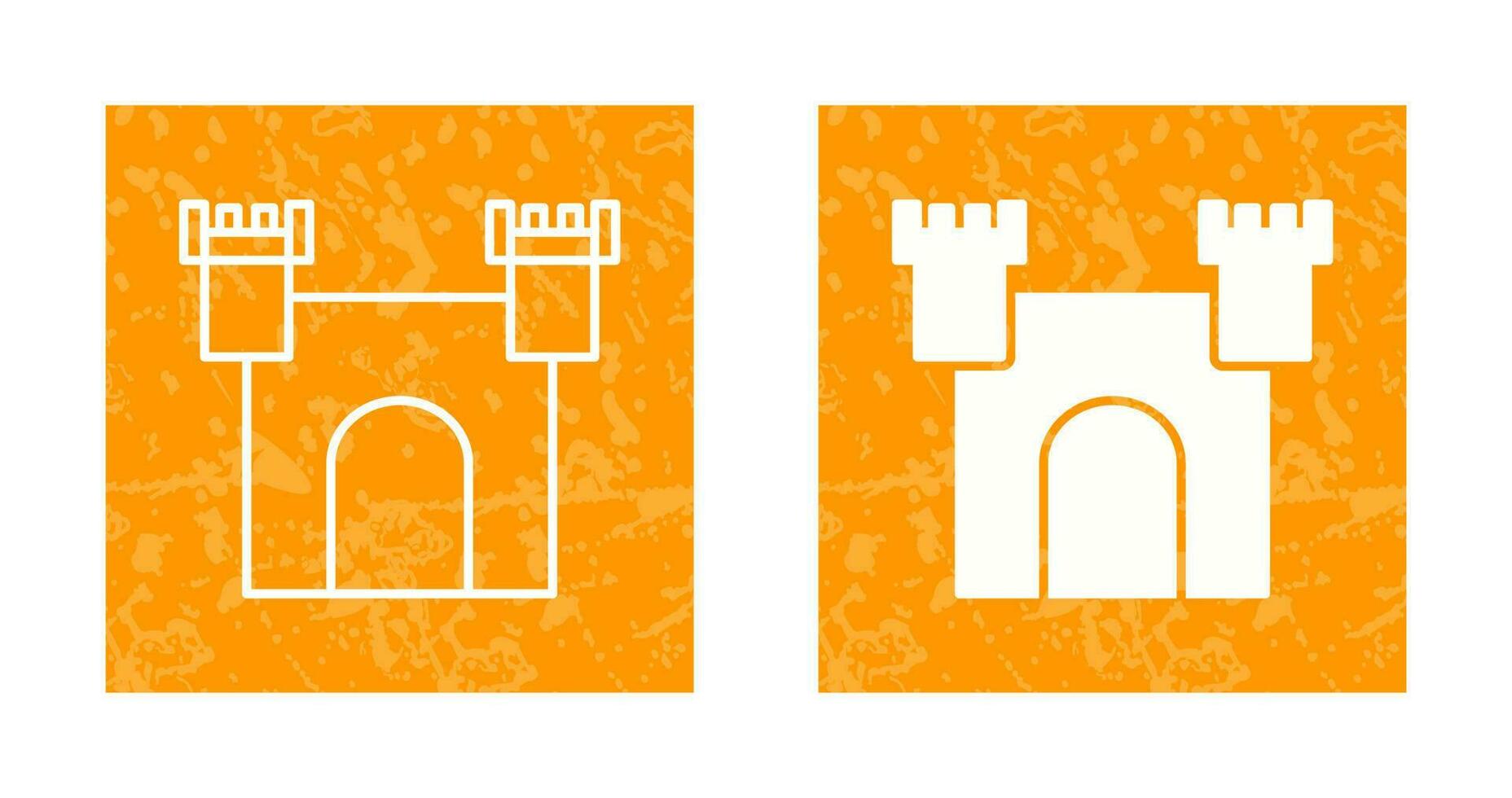 Unique Castle Vector Icon