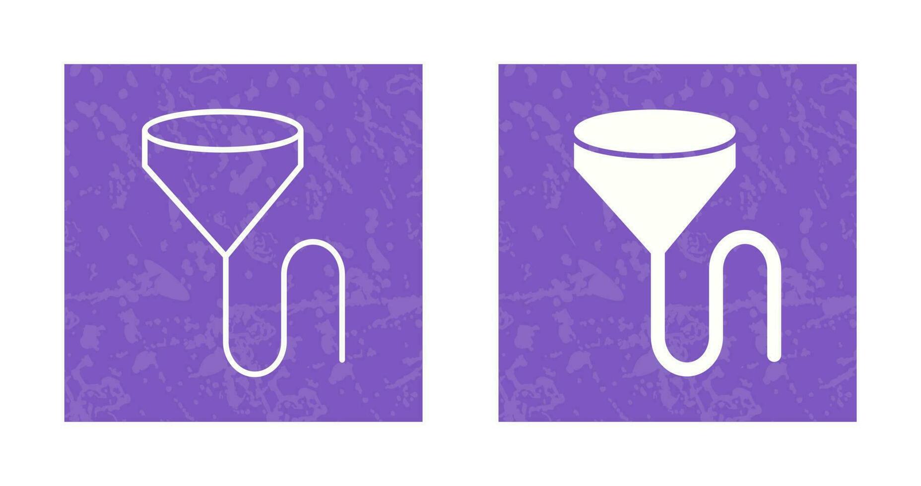 Unique Beer Bong Vector Icon