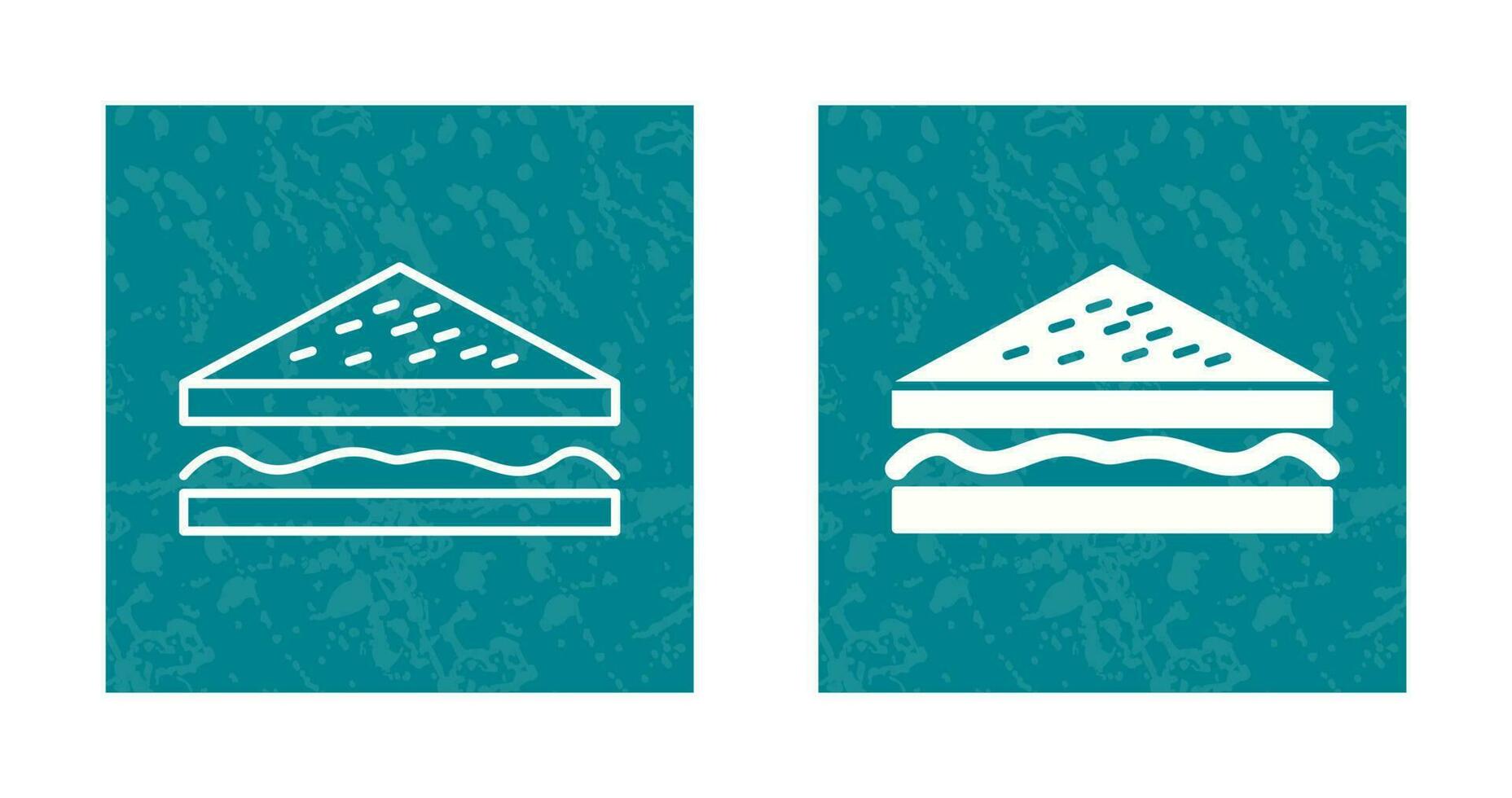 Unique Sandwich Vector Icon