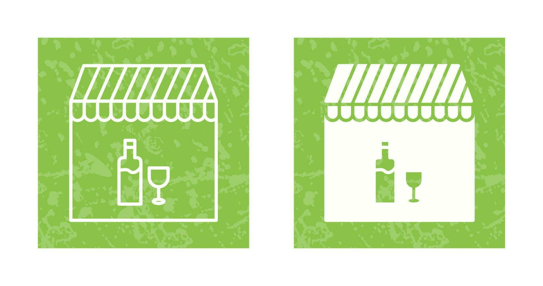 Unique Cafe and Bar Vector Icon