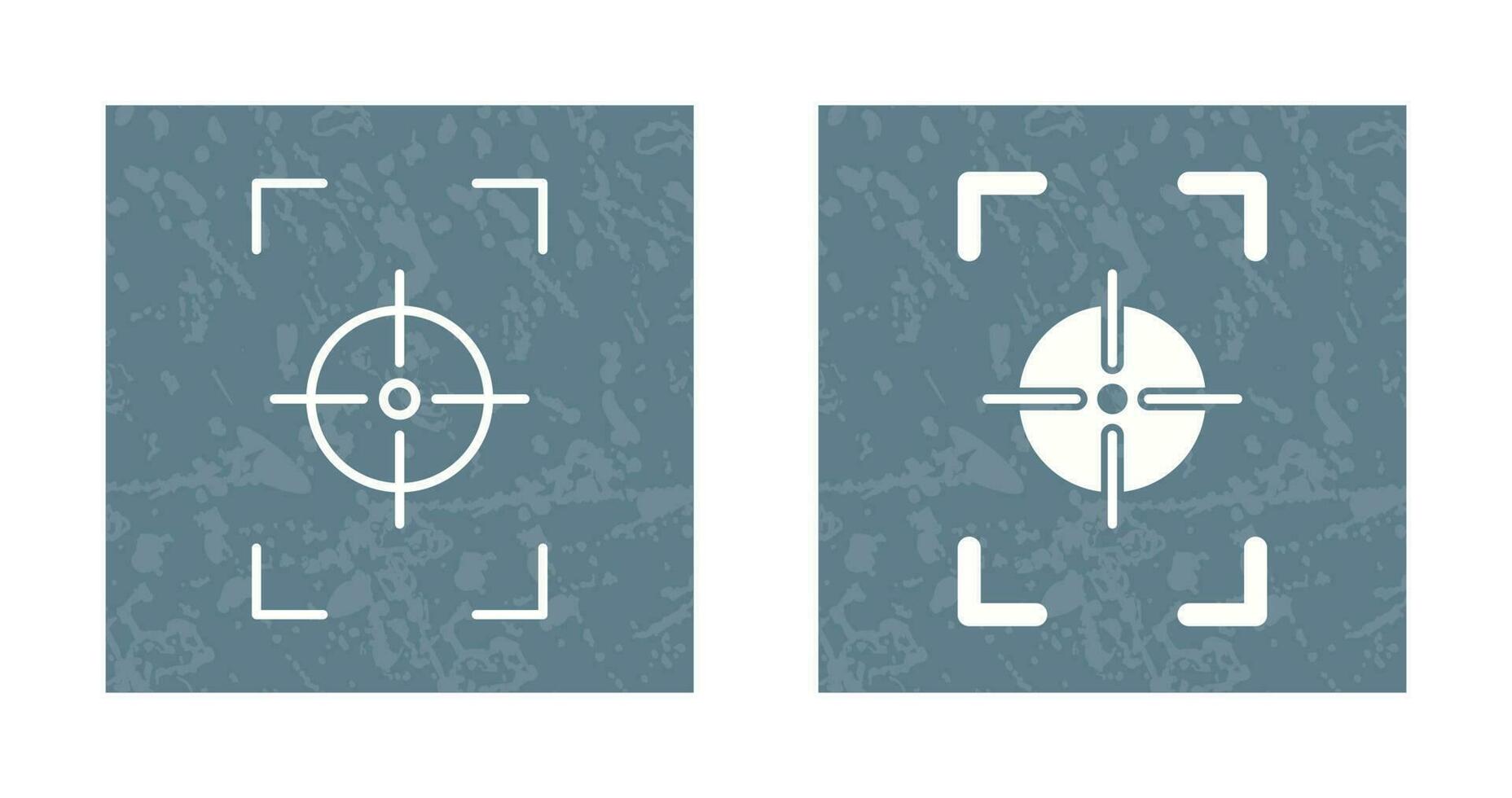 Unique Focus Vertical Vector Icon