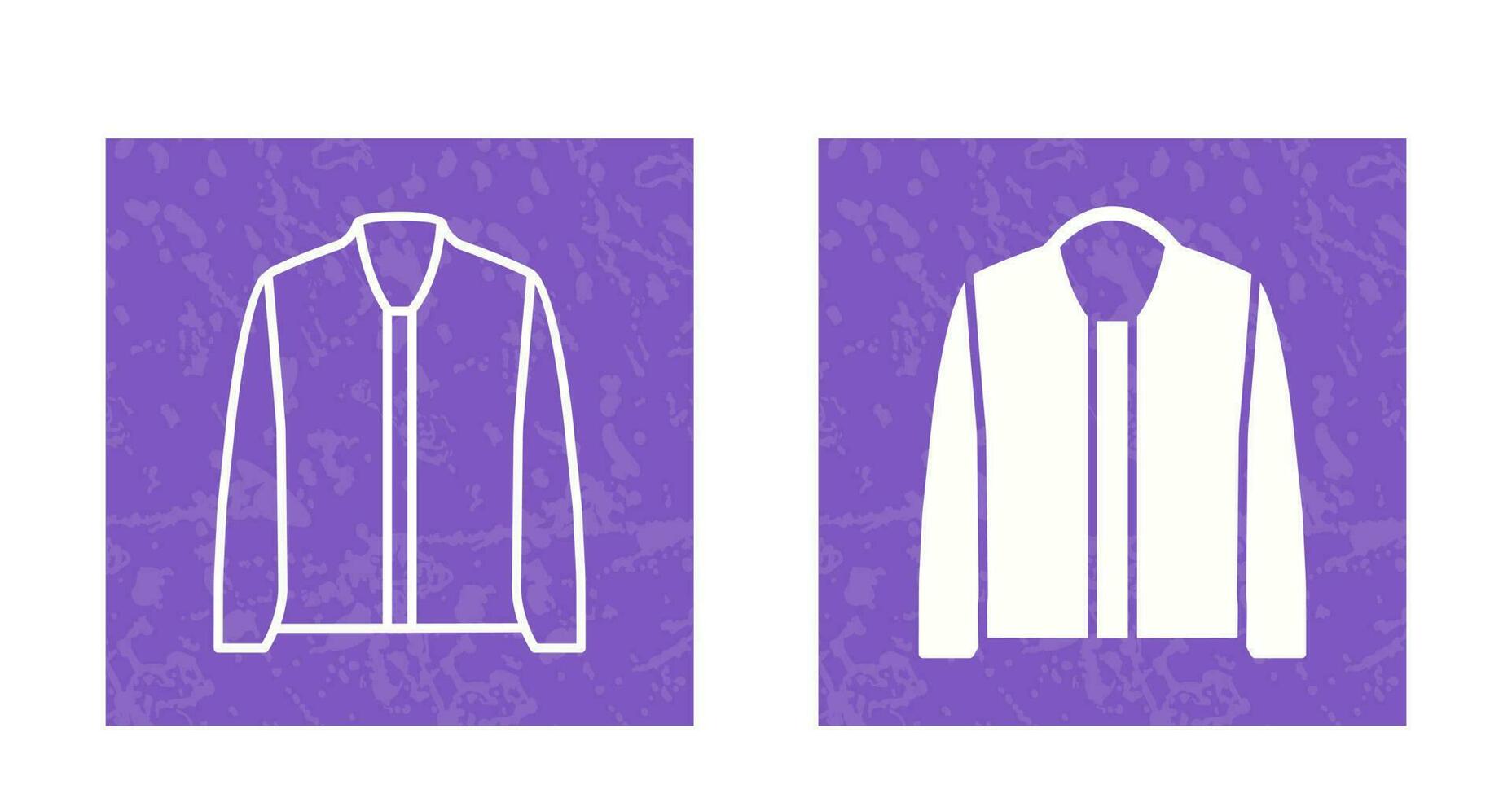 icono de vector de chaqueta