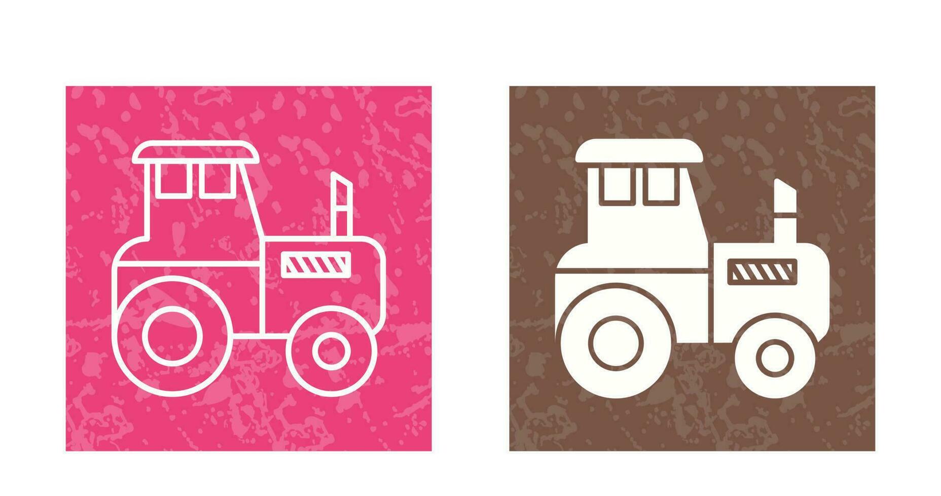 icono de vector de tractor