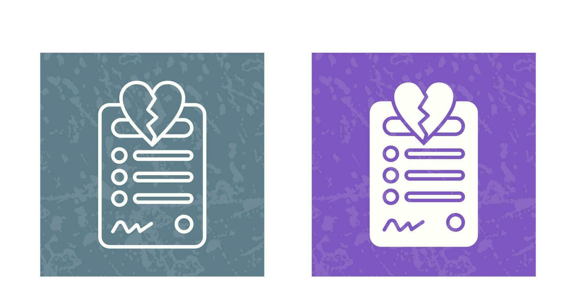 Divorce Vector Icon