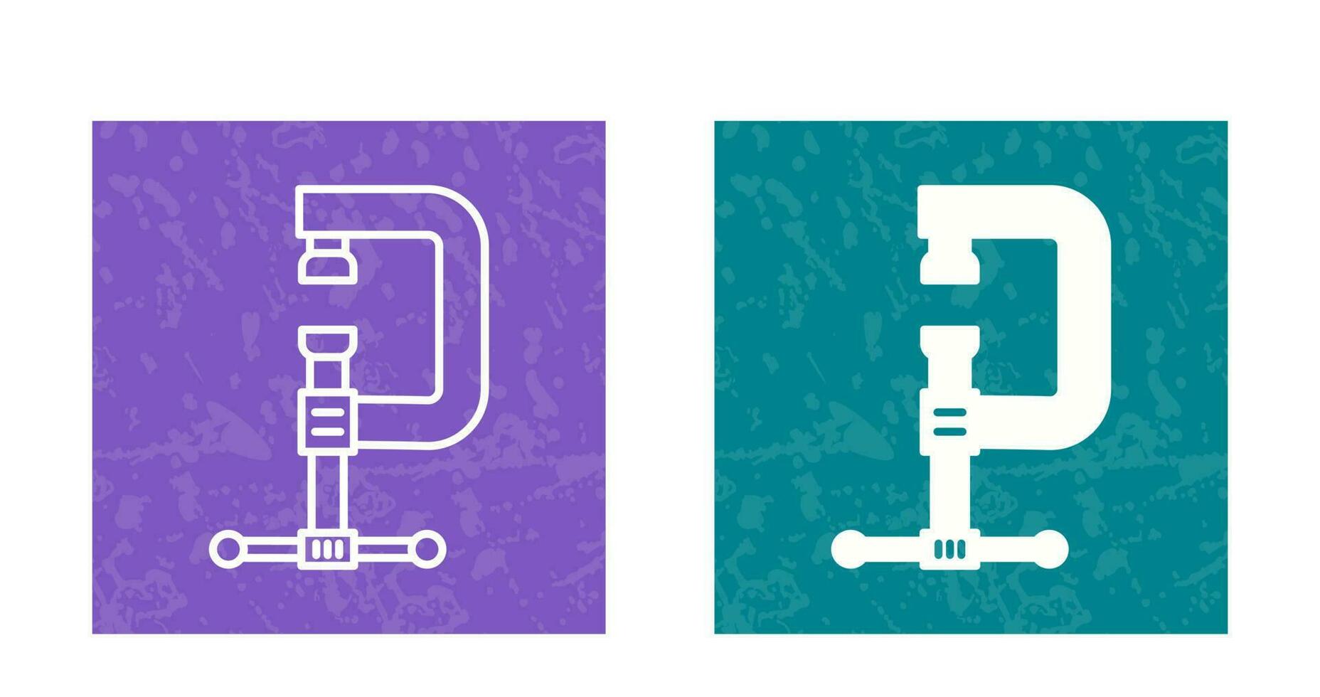 Clamp Vector Icon