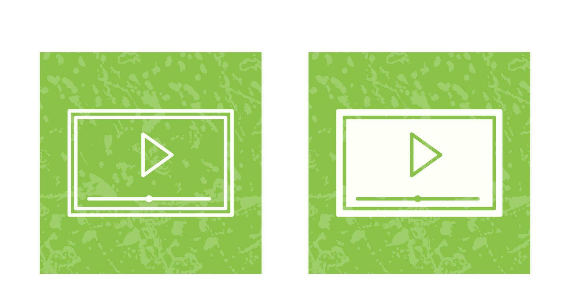 Video Screening Vector Icon