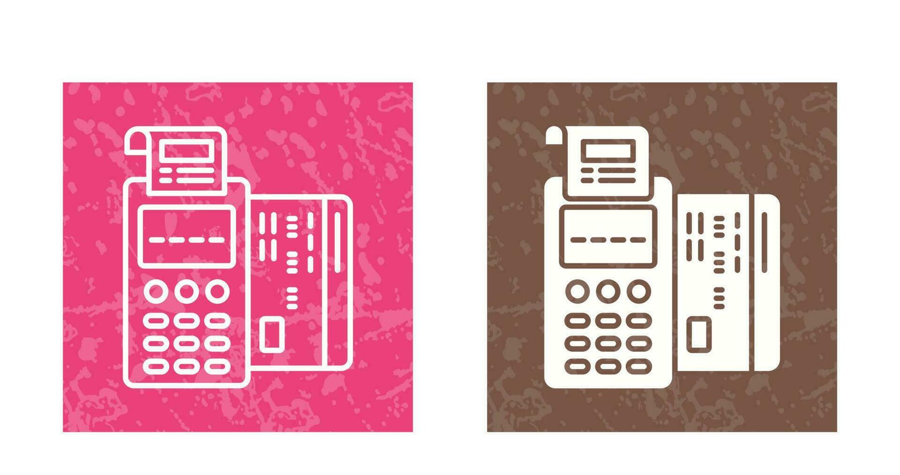 Pos Terminal Vector Icon