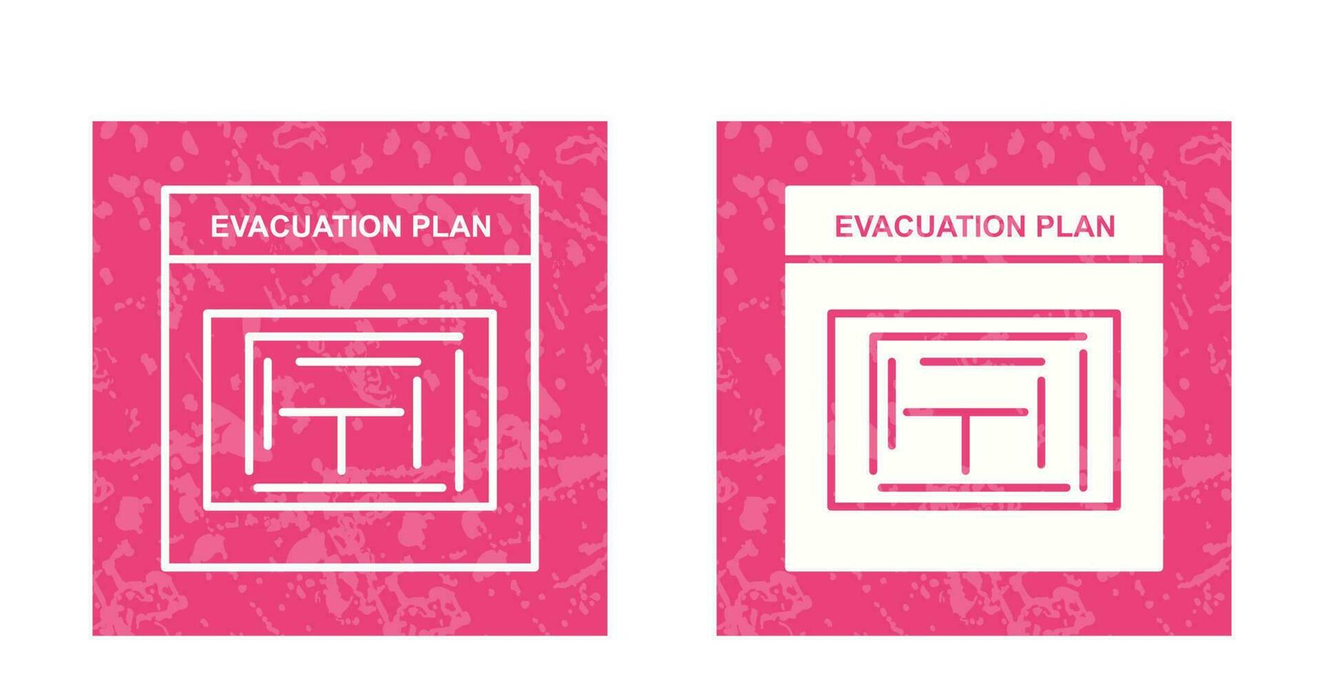 Evacuation Plan Vector Icon