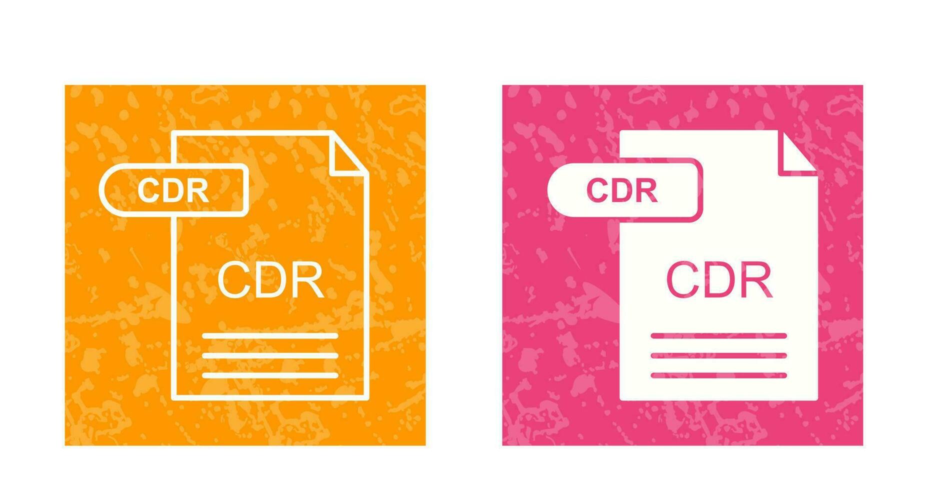 CDR Vector Icon