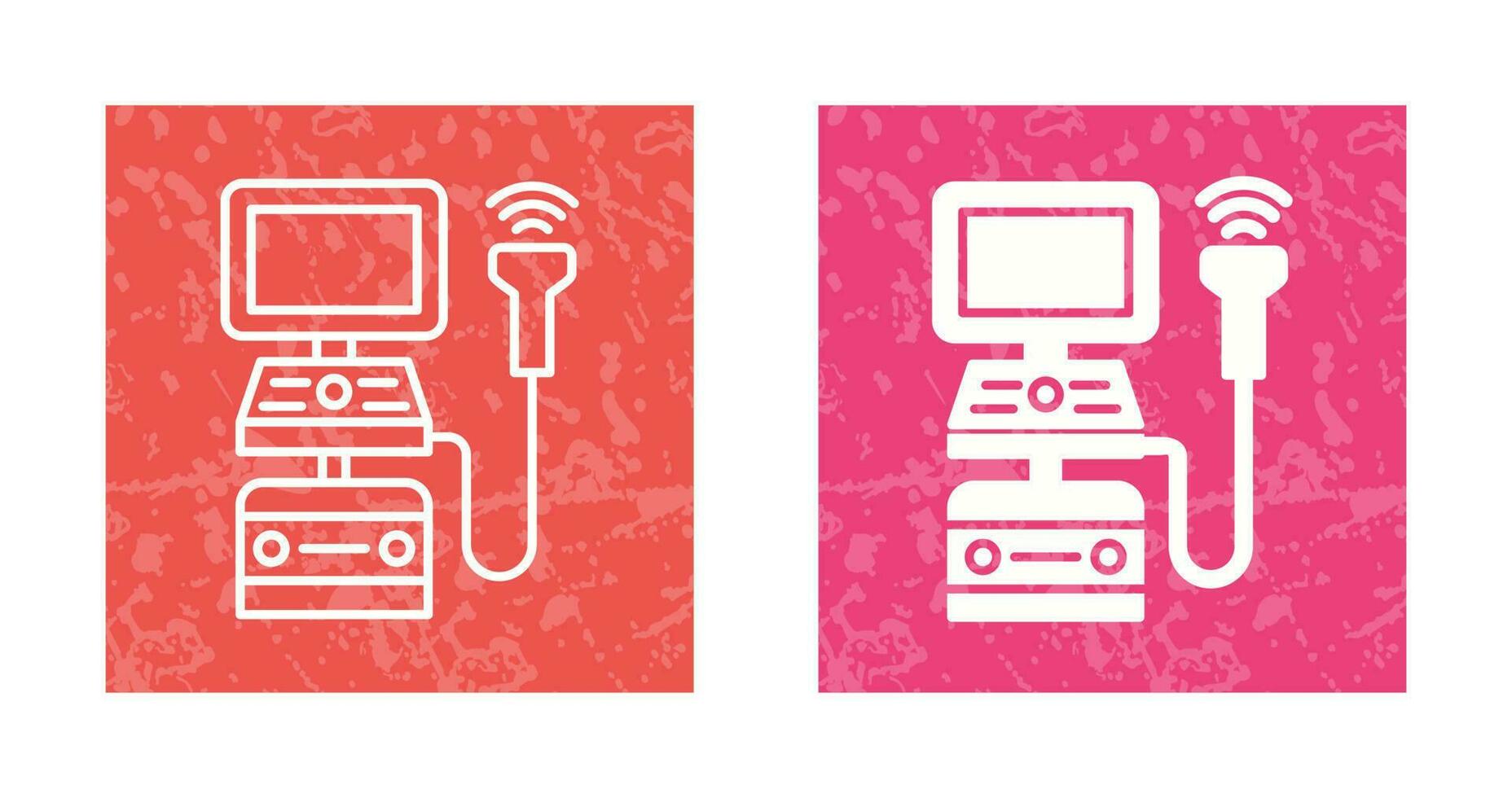 Ultrasound Machine Vector Icon