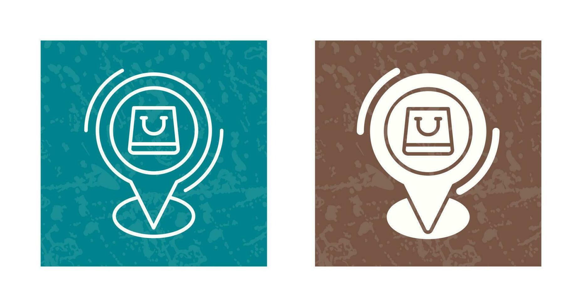 Shop Location Vector Icon