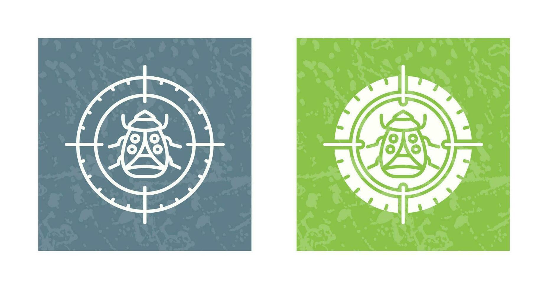 Bug Target Vector Icon