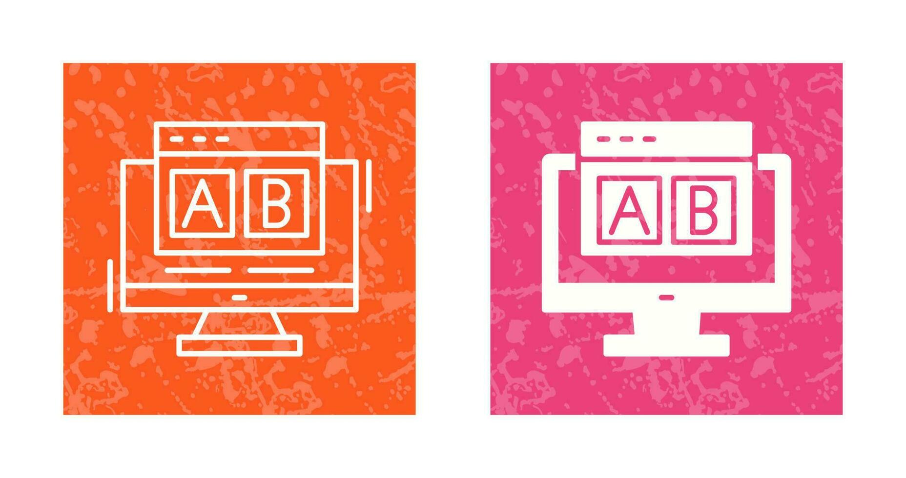 AB Testing Vector Icon