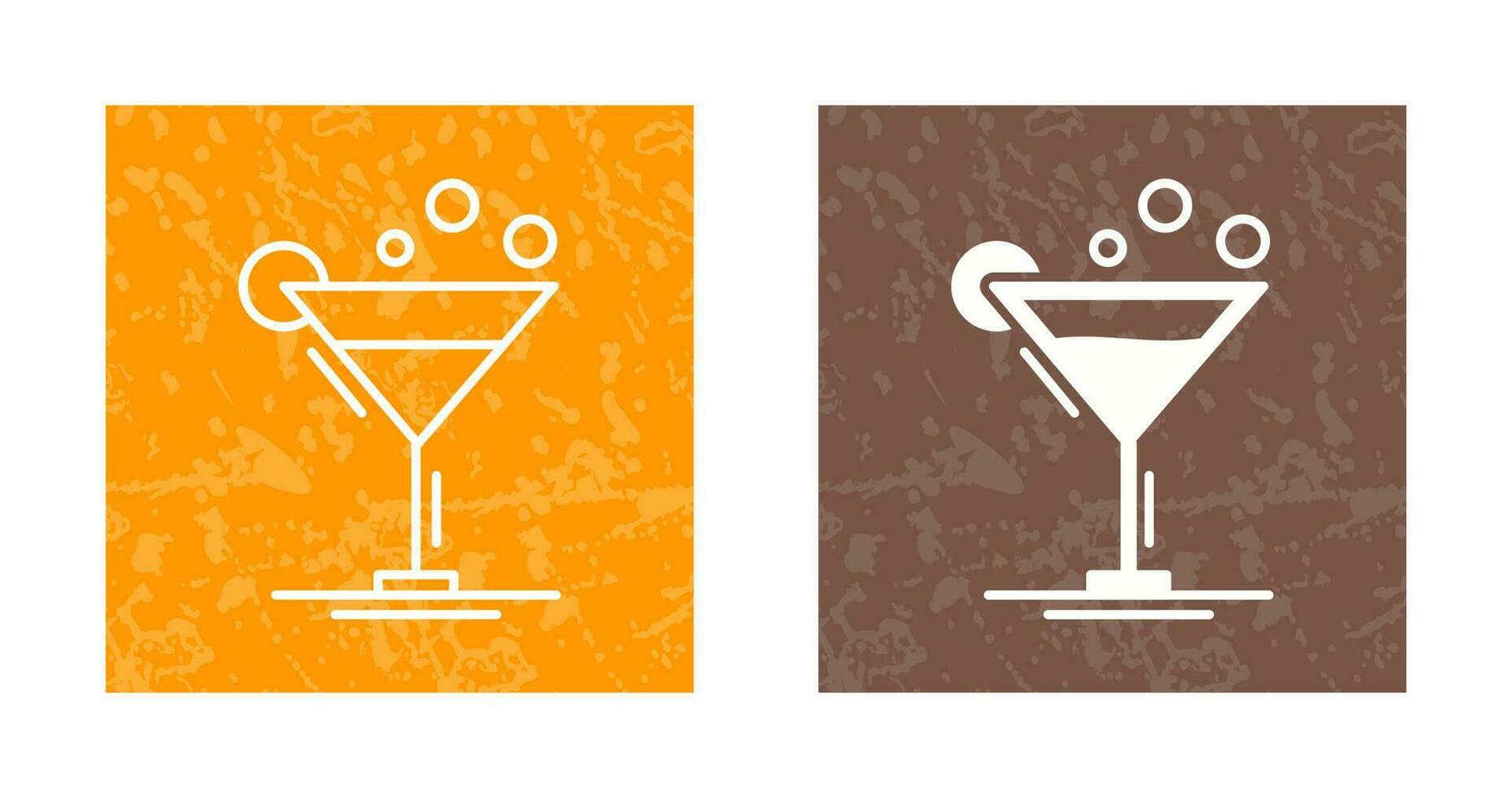 icono de vector de coctel