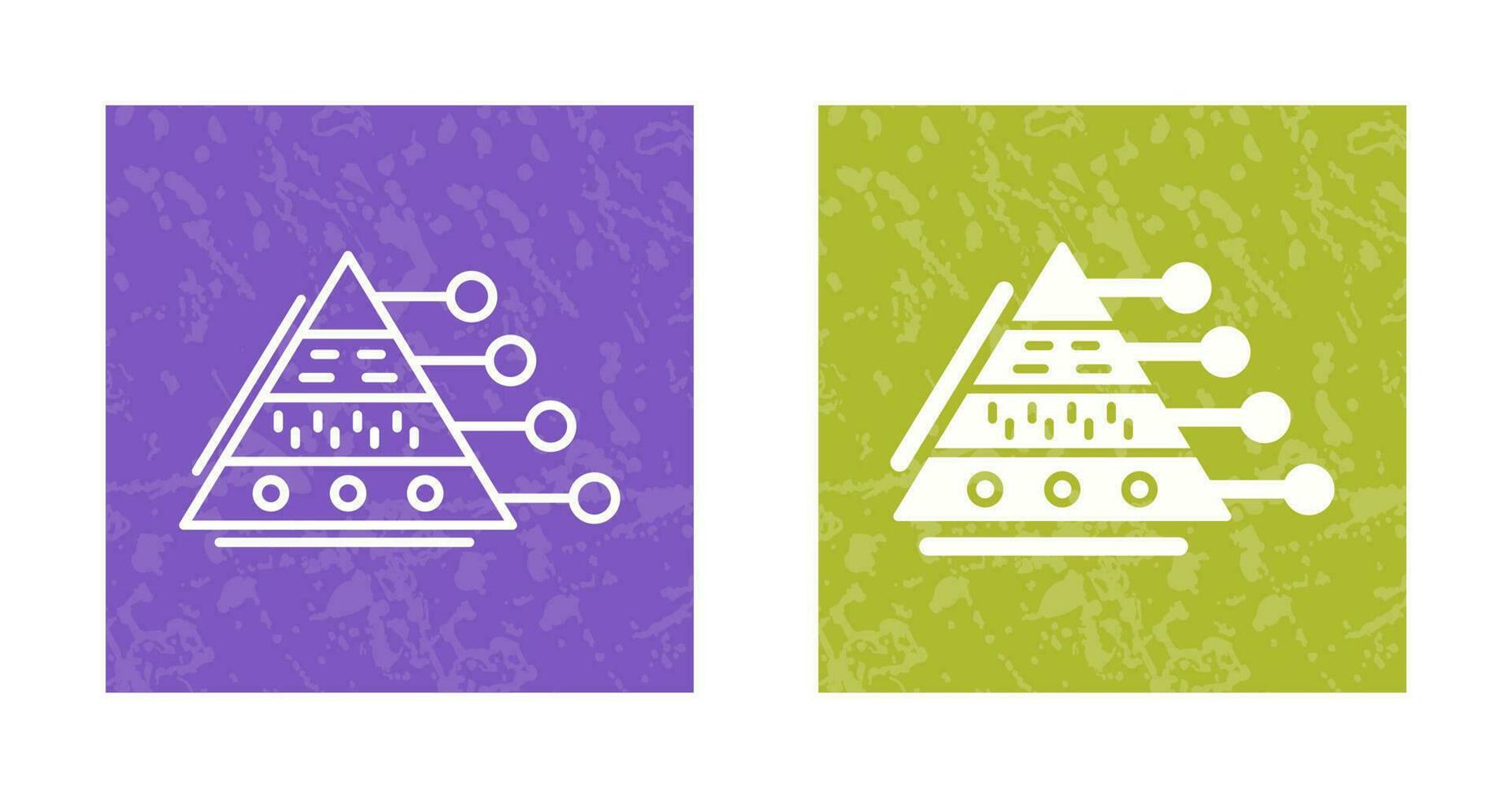 Pyramid Graph Vector Icon