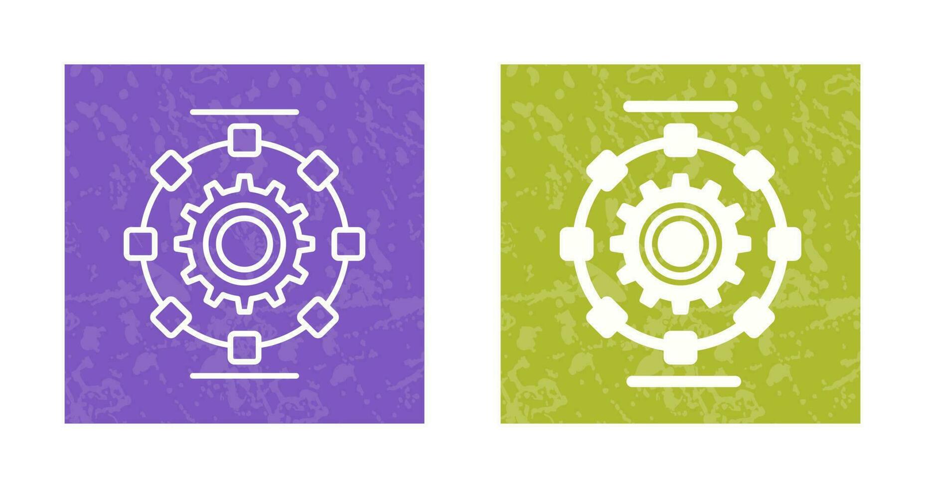 Automated Process Vector Icon