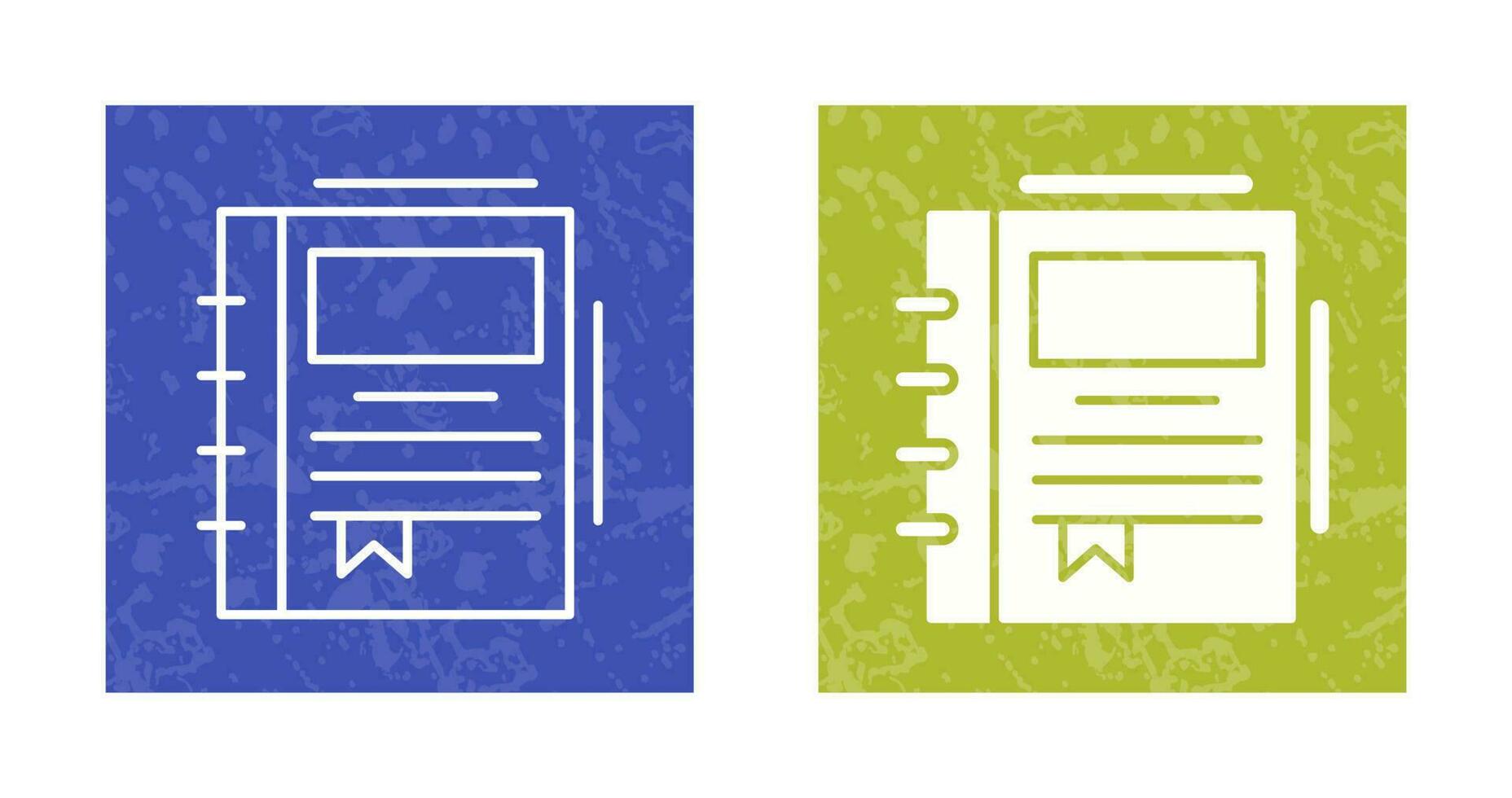 Spring Notebook Vector Icon