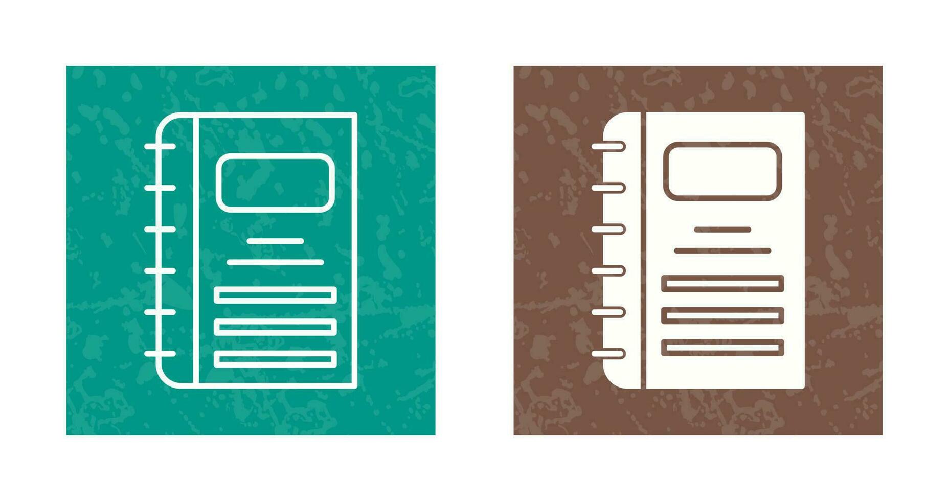 Notebook Vector Icon