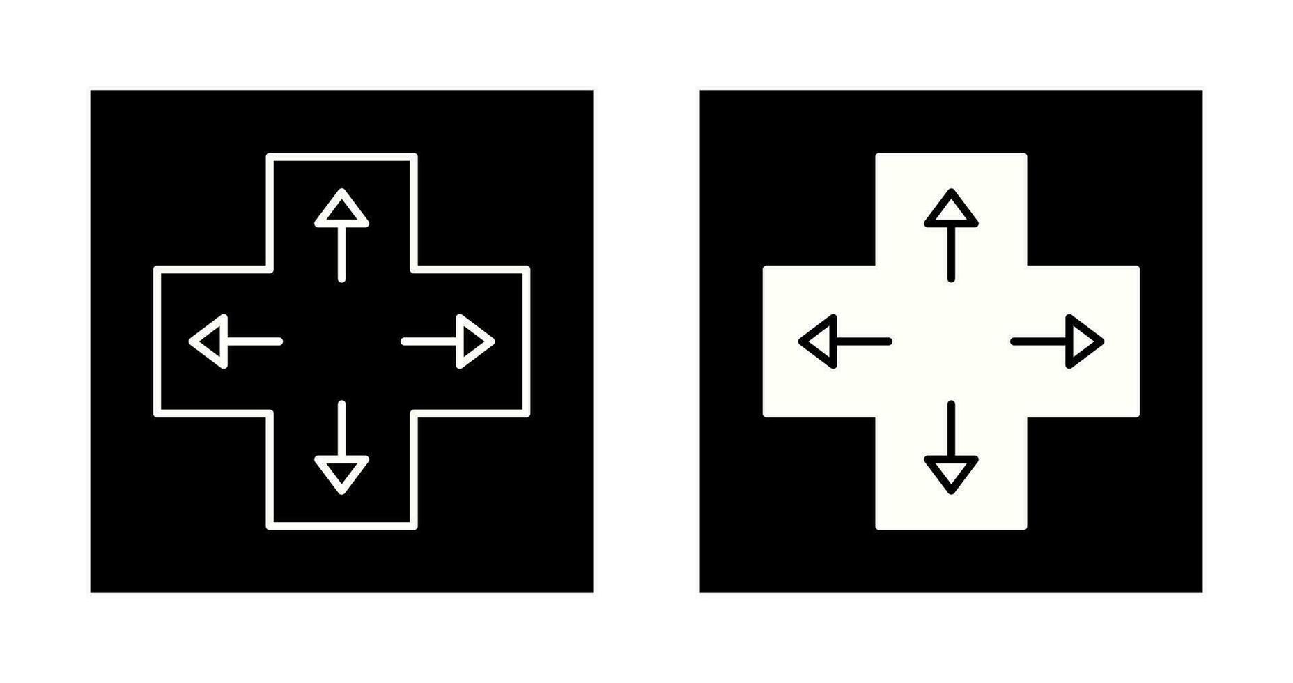 Unique Direction Keys Vector Icon