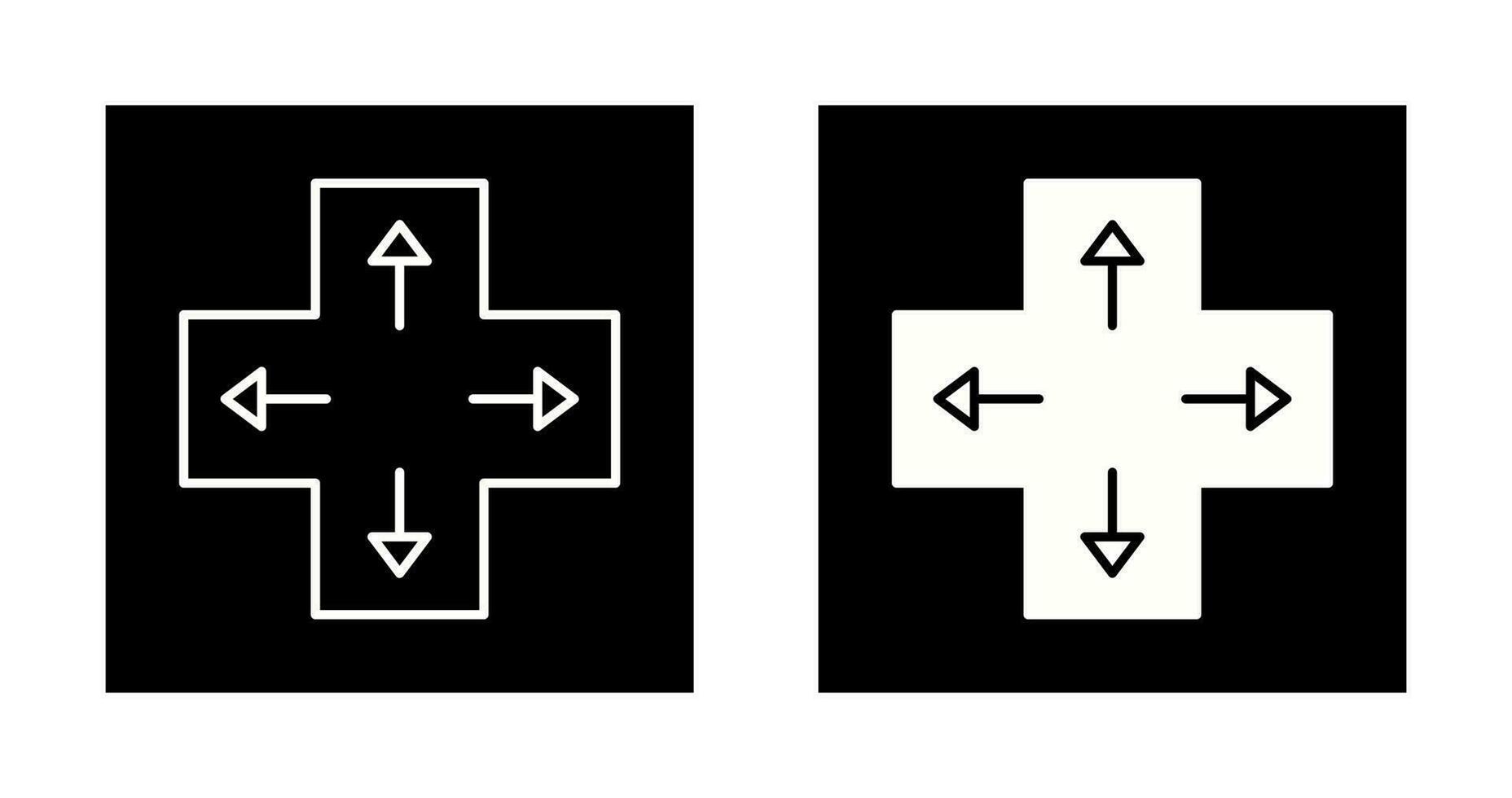 icono de vector de teclas de dirección únicas