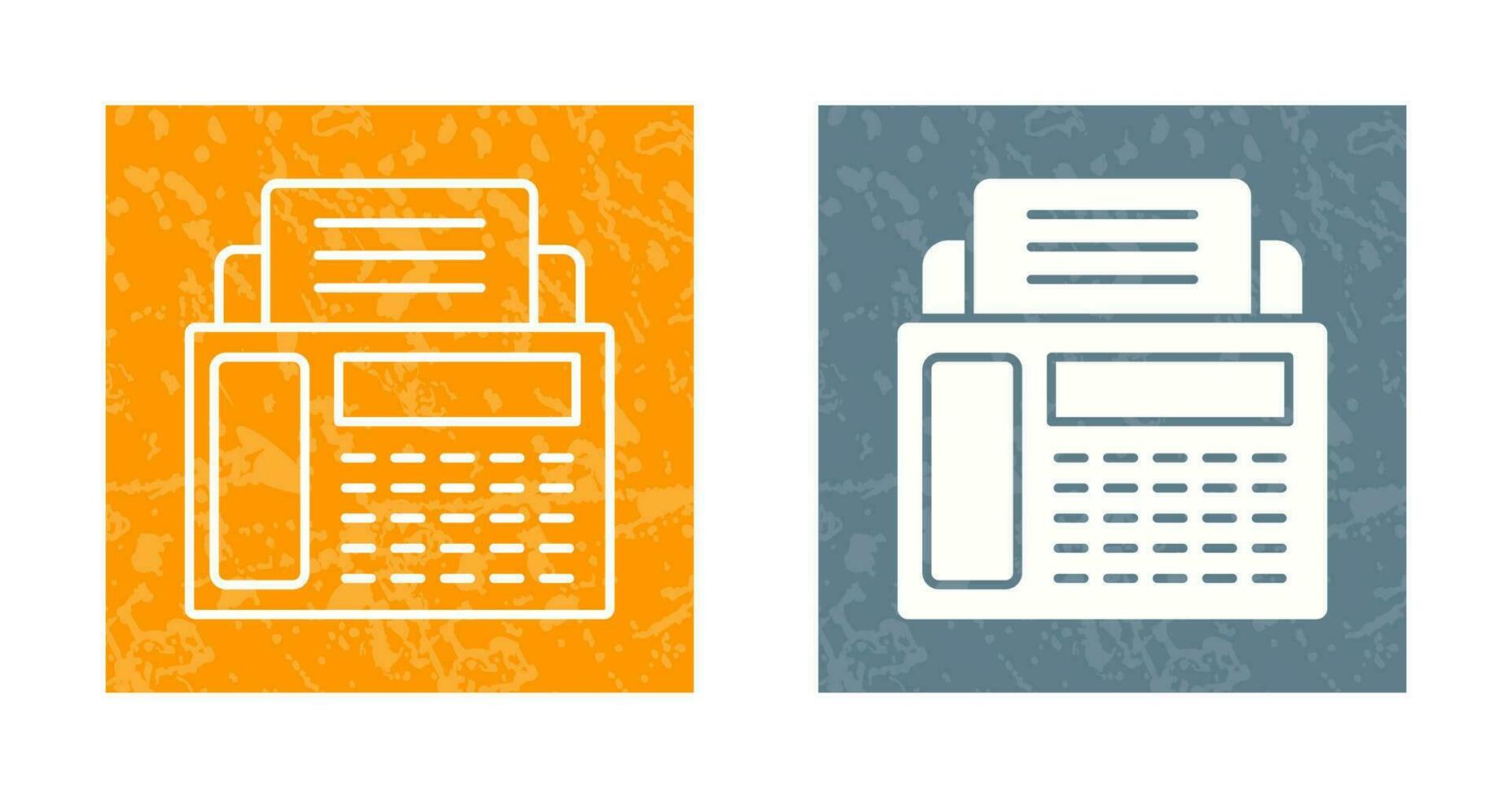 Fax Machine Vector Icon