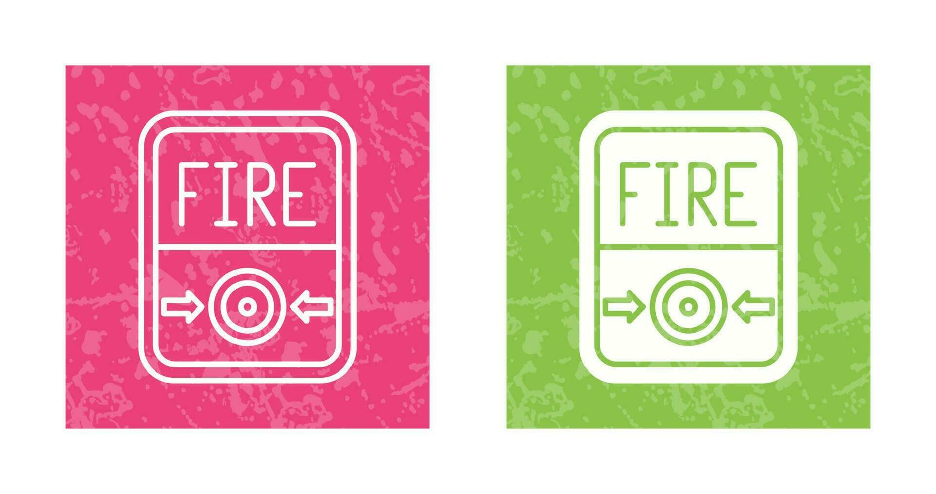 Fire Button Vector Icon