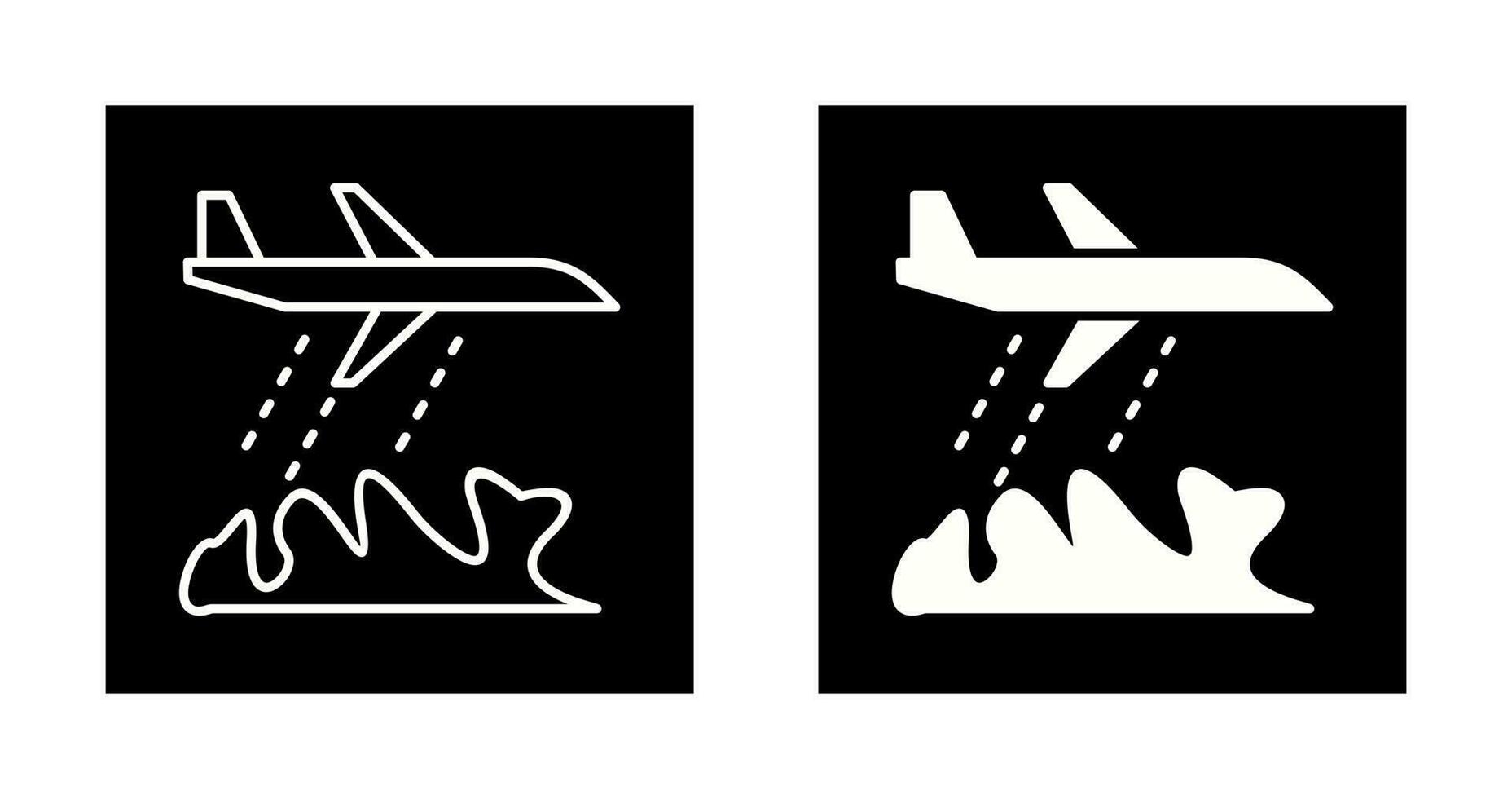 Unique Firefighter Plane Vector Icon